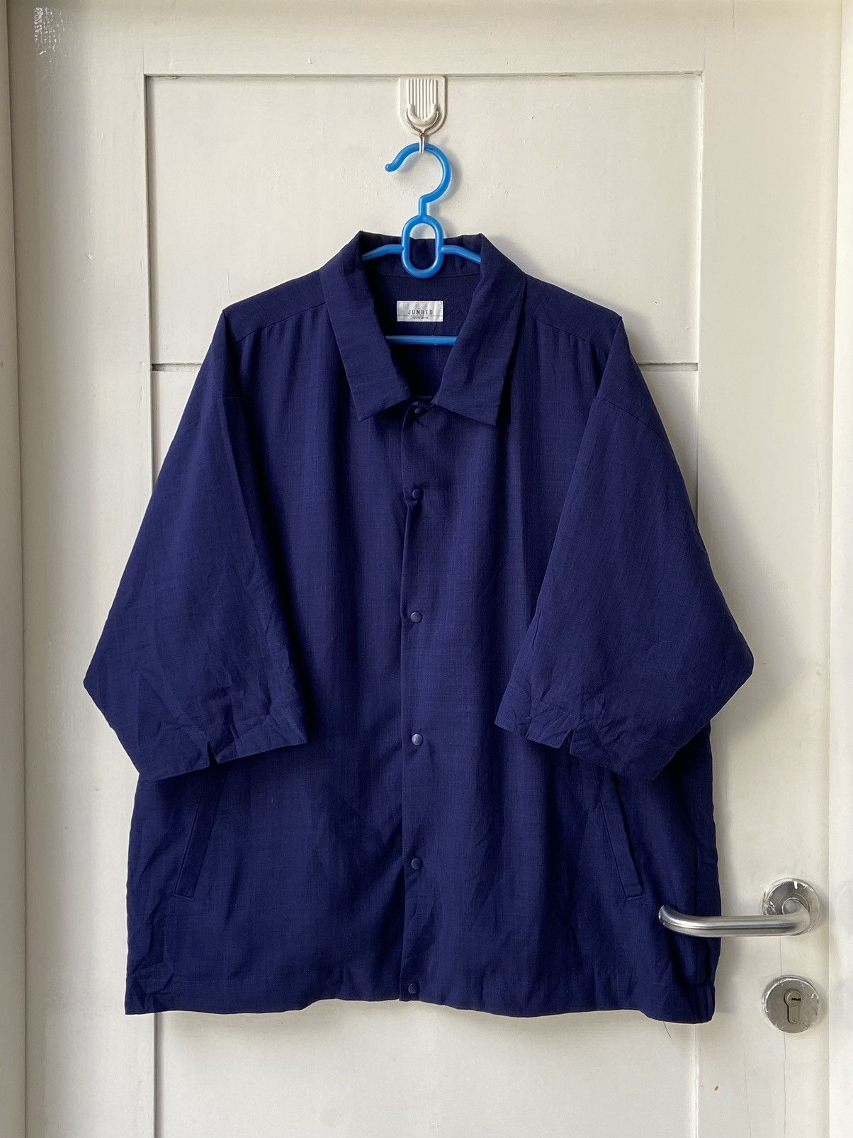 Designer × Japanese Brand × Jun Takahashi JUNRED TOKYO JAPAN Navy Shirt Size US XL / EU 56 / 4 - 10 Thumbnail