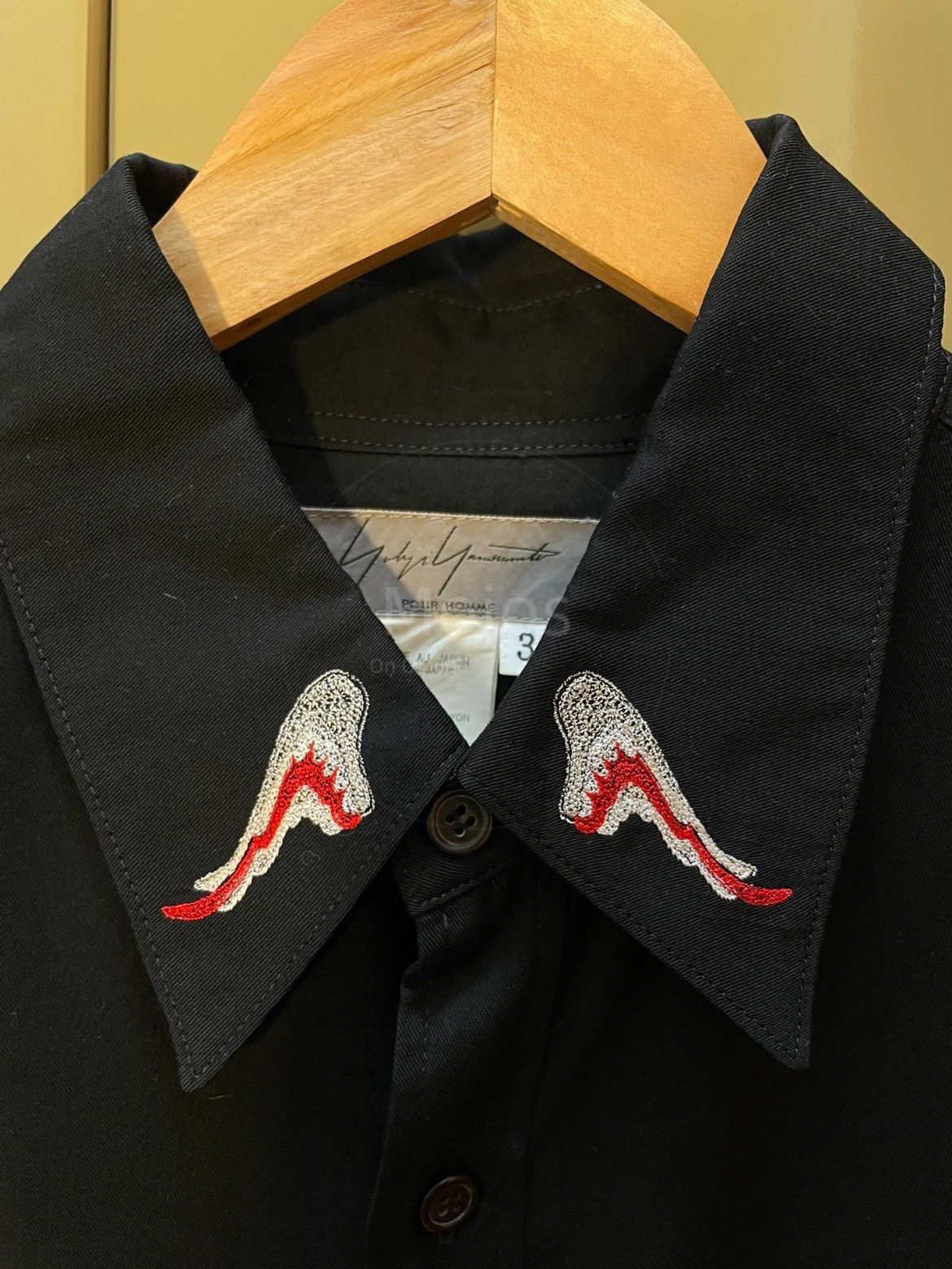 Yohji Yamamoto Sz 3 Yohji Yamamoto Pour Homme 02AW Wing Shirt-2508 Size US L / EU 52-54 / 3 - 5 Thumbnail