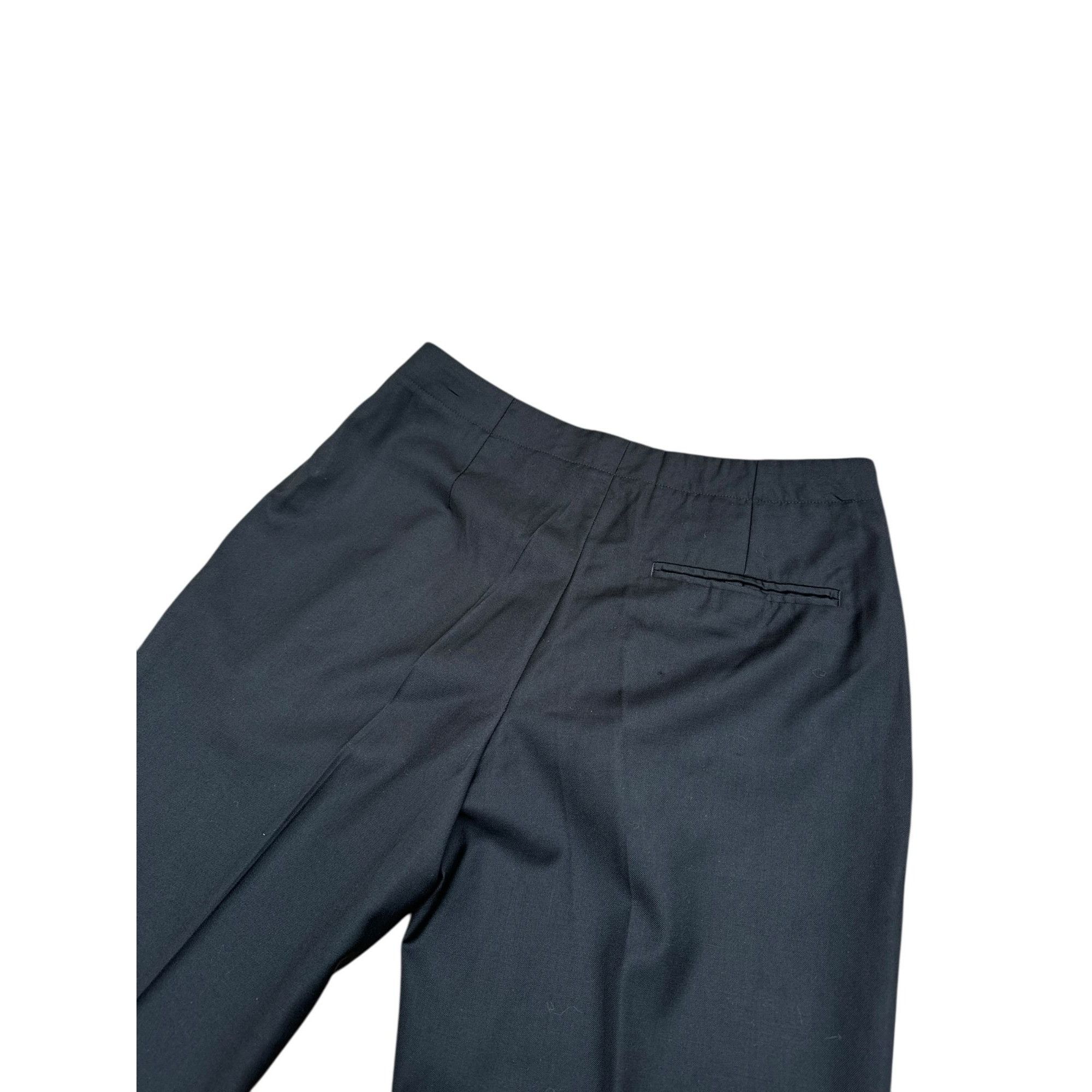 Hermes Black Virgin Wool Tailored Pants Size 26" / US 2 / IT 38 - 5 Thumbnail