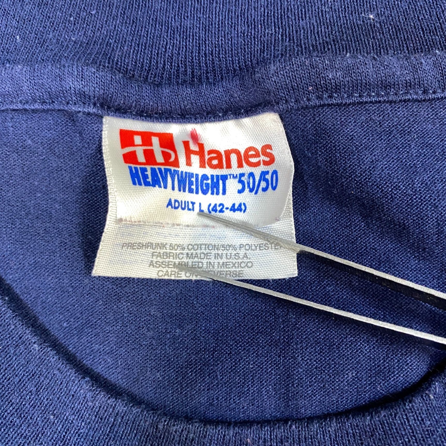 Vintage VINTAGE American Vintage California Arundel Elementary T-shirt M Blue USA Made Unisex Adults Short Sleeve Crew Neck Jersey USA 90s? Size US M / EU 48-50 / 2 - 3 Thumbnail