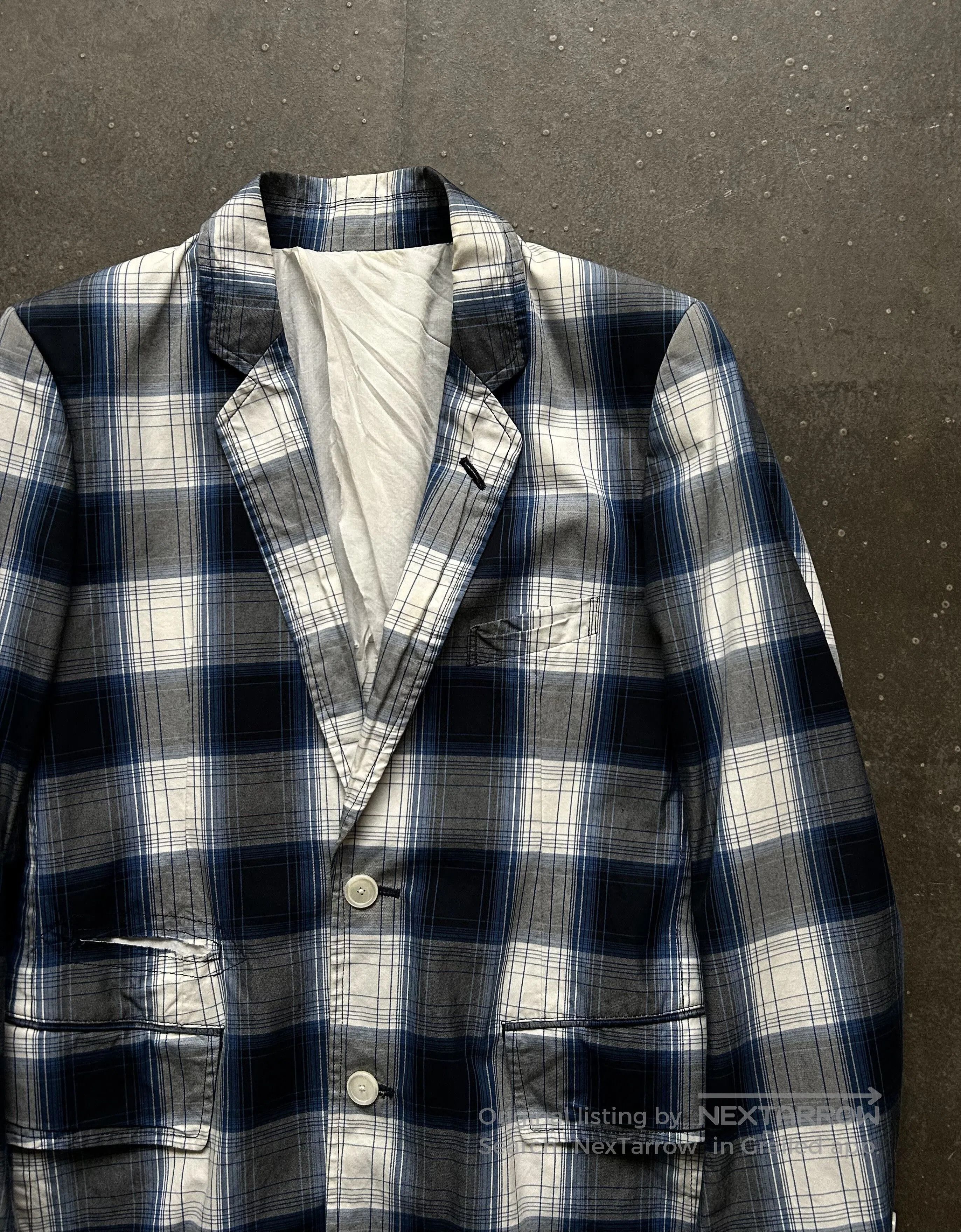 Takahiromiyashita The Soloist. TAKAHIROMIYASHITA Plaid Blazer. Size US M / EU 48-50 / 2 - 3 Thumbnail