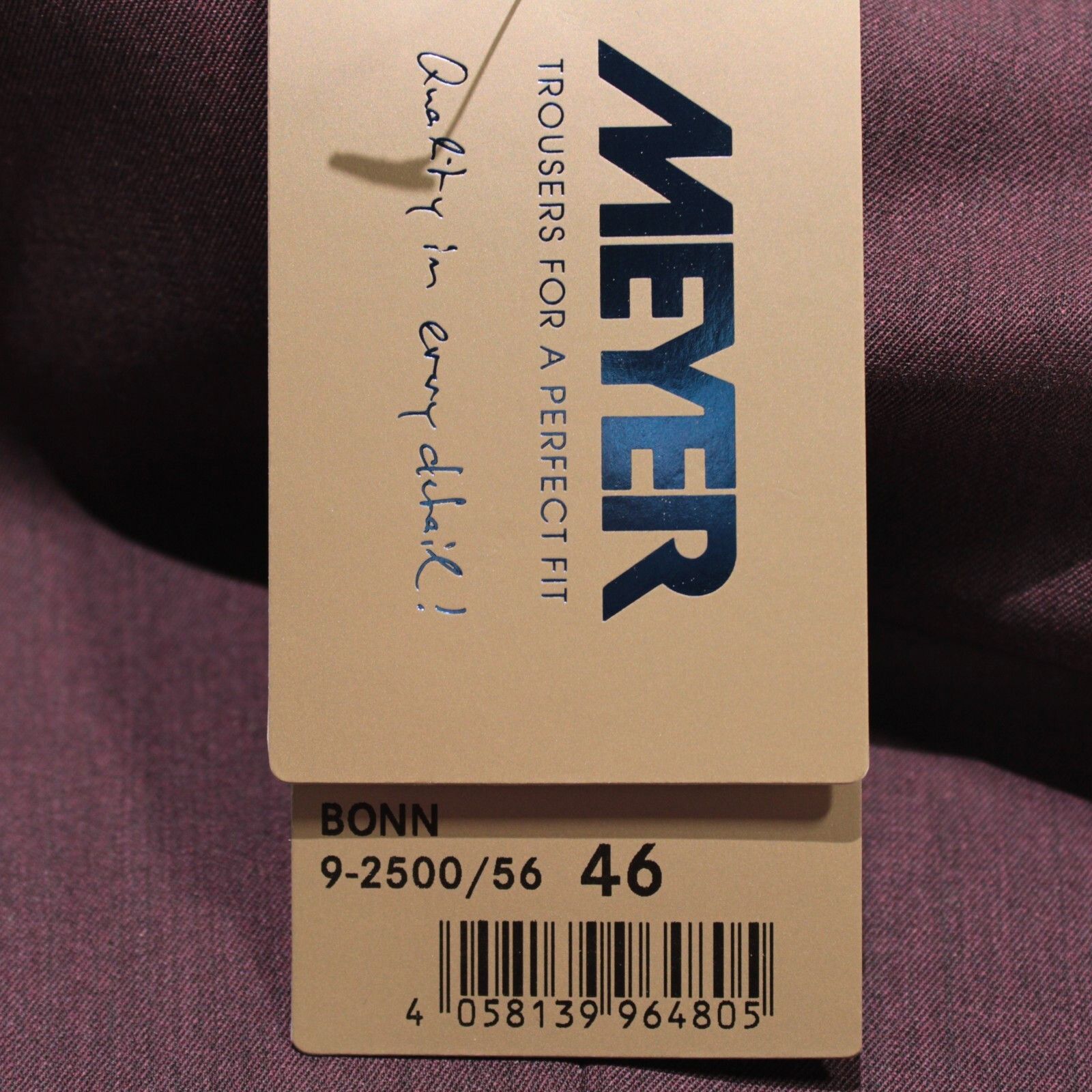 Other Meyer New with tags Dress Pants Size 30 US In Purple Size US 30 / EU 46 - 4 Thumbnail