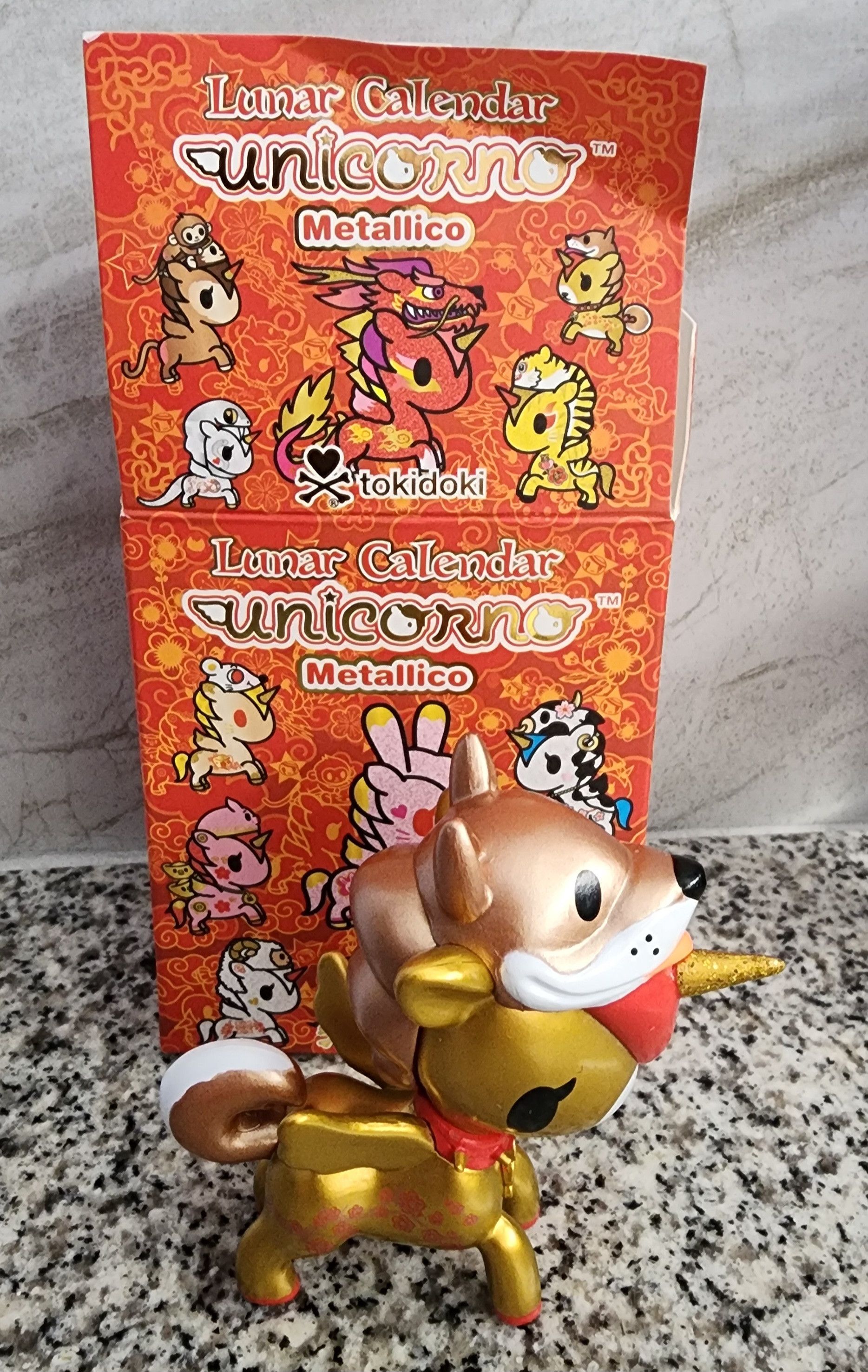 tokidoki Open Box Lunar Unicorno Metallico Year of the Dog 🐕 Size ONE SIZE - 1 Thumbnail