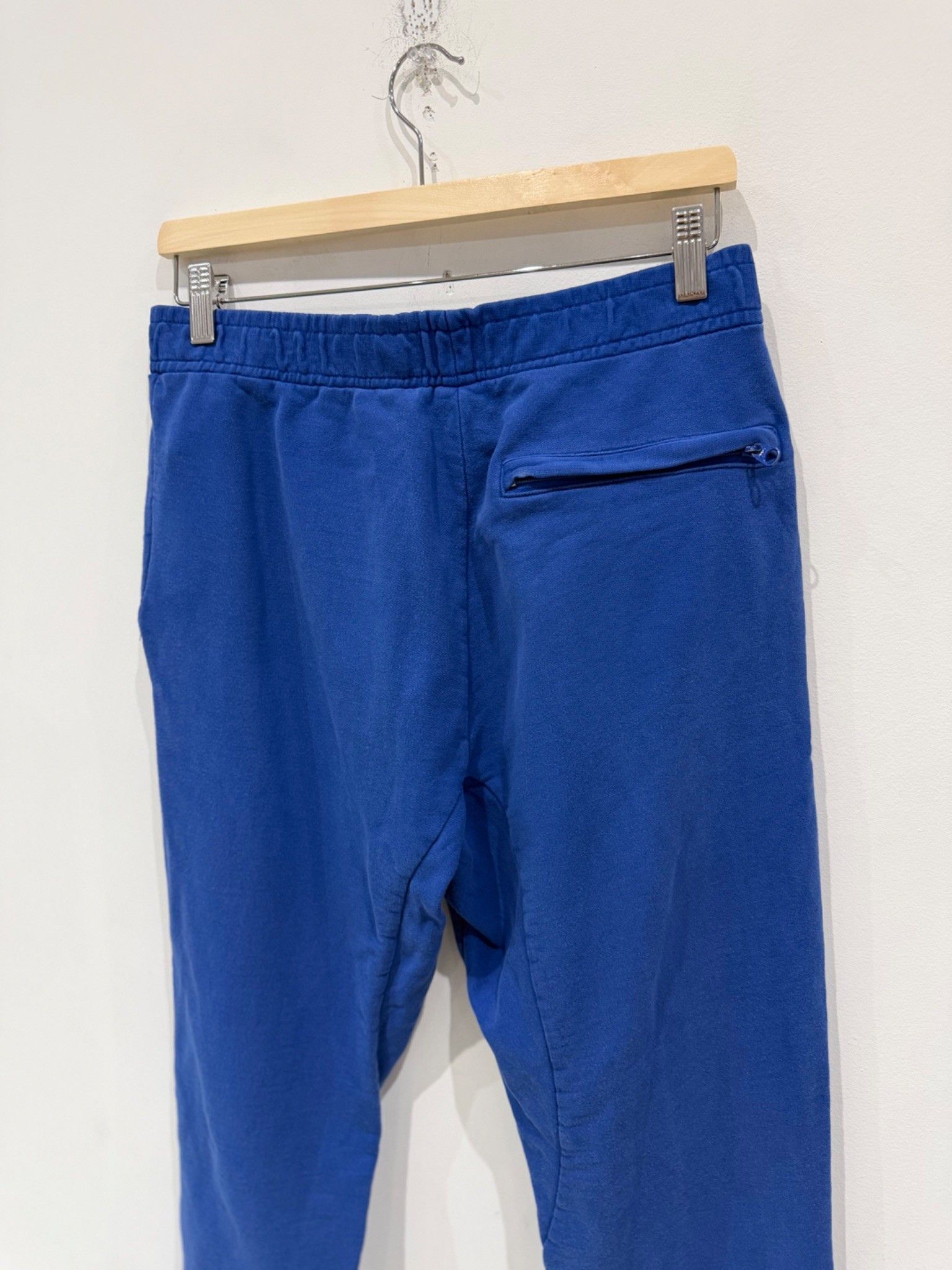 October's Very Own OVO Small Embroidered Owl Logo Sweatpants Blue Size US 34 / EU 50 - 6 Thumbnail