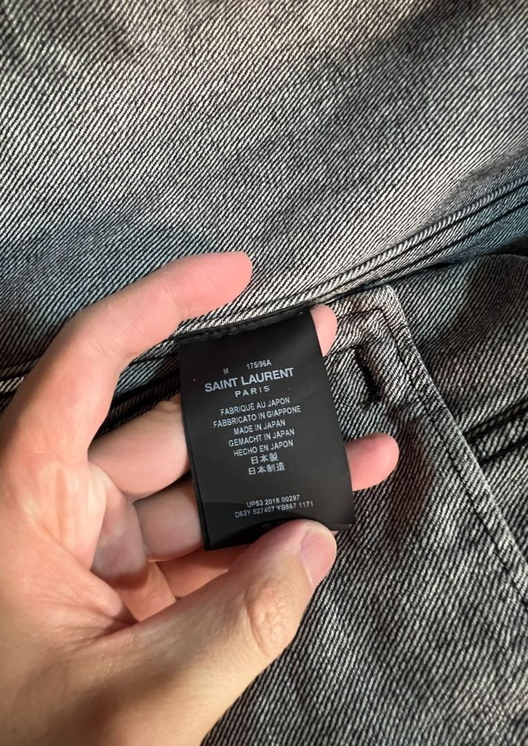 Saint Laurent Paris Saint Laurent Denim jacket-2505 Size US M / EU 48-50 / 2 - 4 Thumbnail