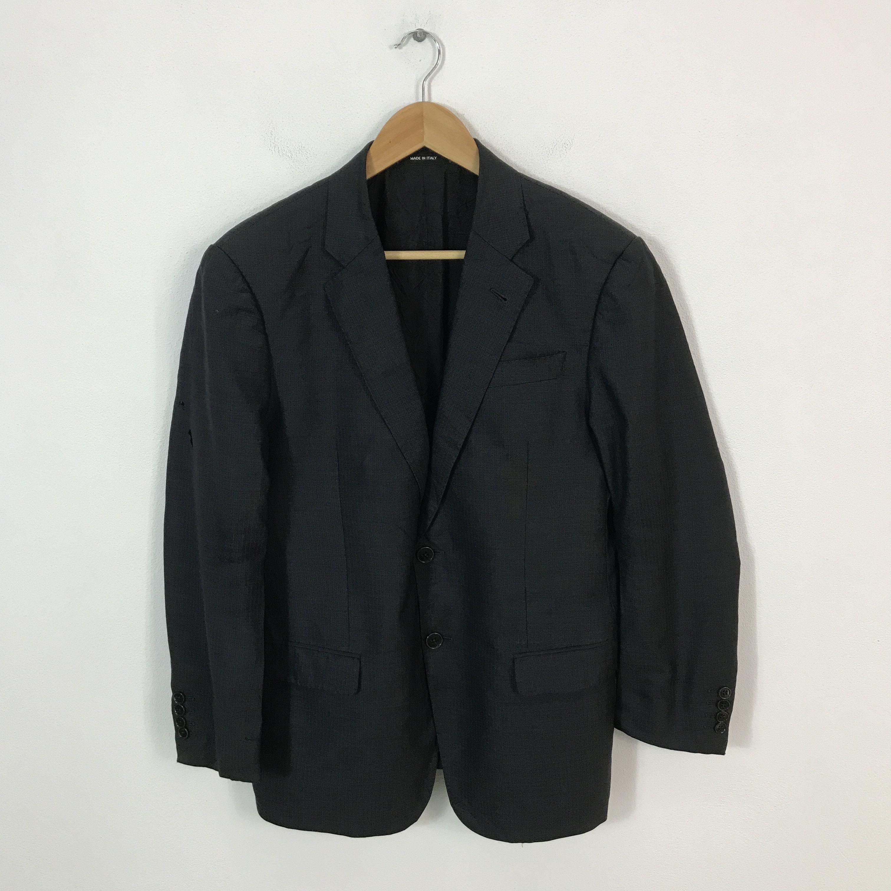 Giorgio Armani Giorgio Armani black Blazer jacket Size US L / EU 52-54 / 3 - 1 Thumbnail