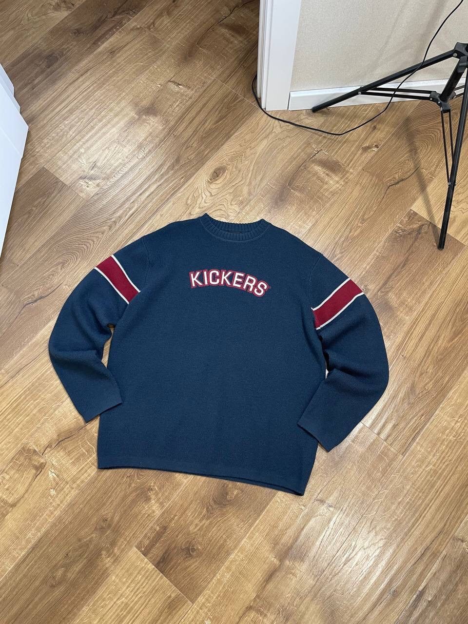 Kickers × Vintage Vintage Kickers Y2K 90’s Style Blue Big Logo Surf Sweater Size US XL / EU 56 / 4 - 1 Thumbnail