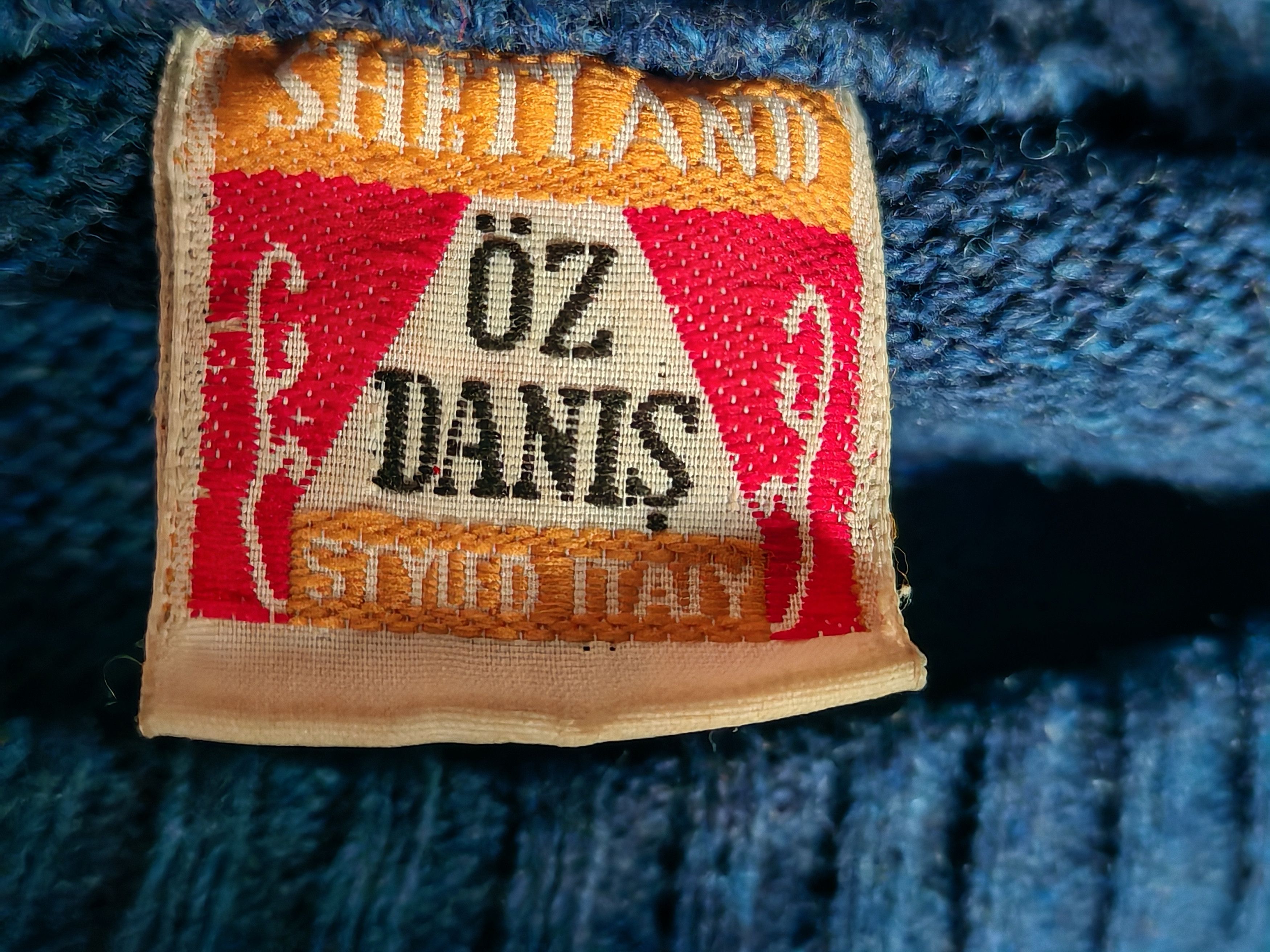 Vintage Vintage Shetland 80s 90s Cable Knit Pullover Oversize Size US L / EU 52-54 / 3 - 8 Thumbnail