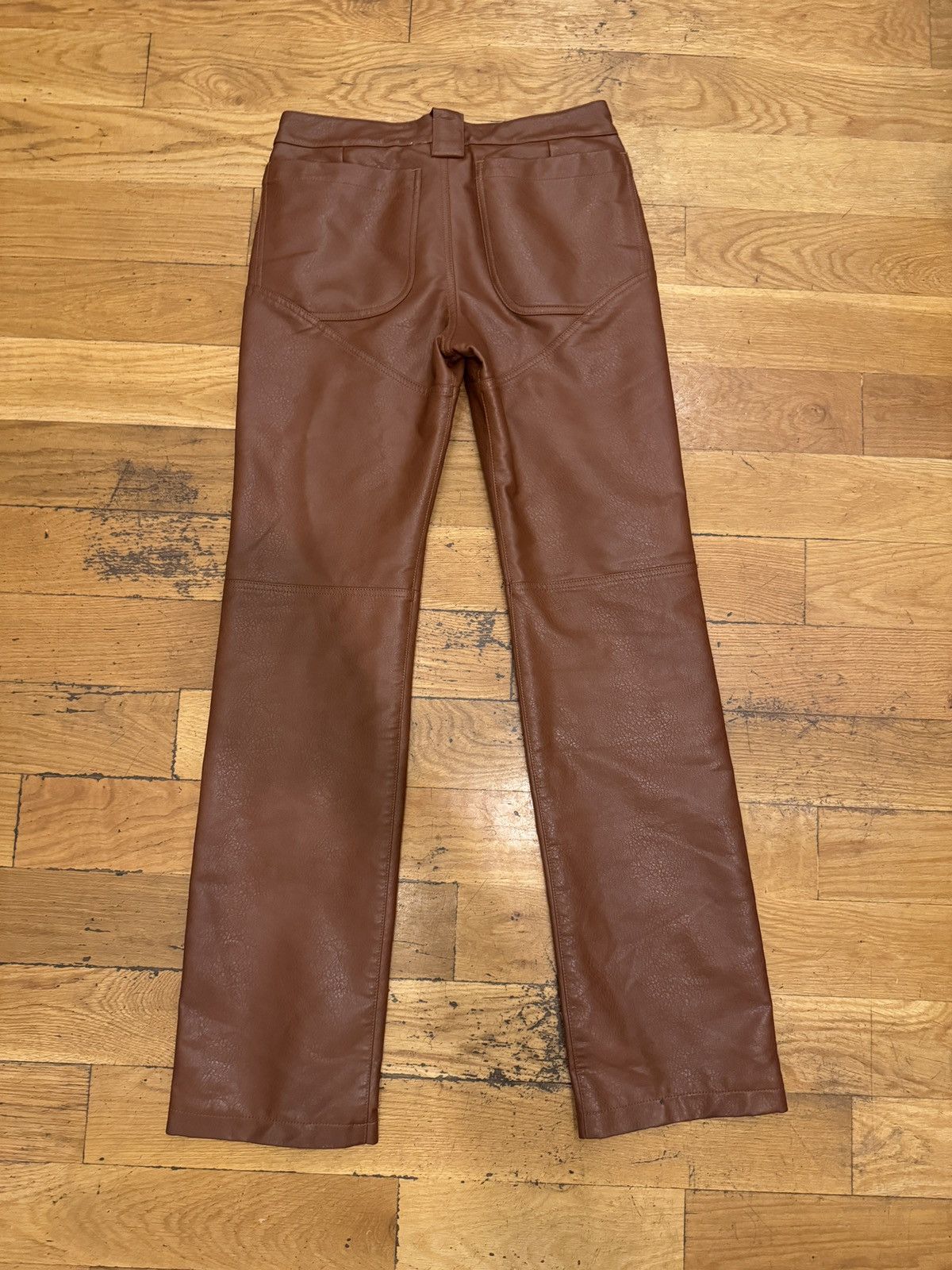 Telfar Vegan Leather Pants Size US 30 / EU 46 - 5 Thumbnail