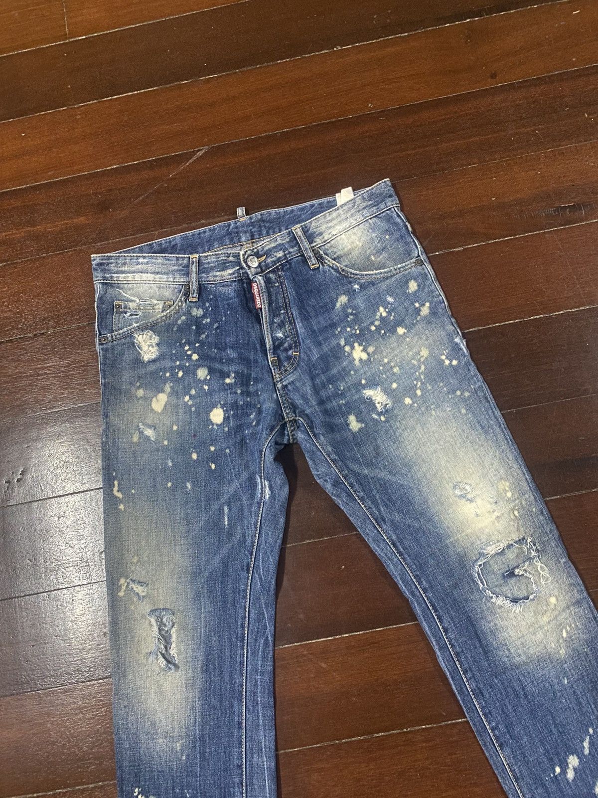 Dsquared2 Rare DSquared2 Jeans distressed splatted Size US 34 / EU 50 - 6 Thumbnail