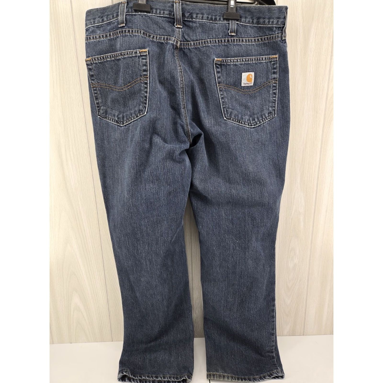 Carhartt VINTAGE Carhartt Jeans Mens 40x32 Blue Relaxed Fit Pants Workwear 101483-968 Size US 40 / EU 56 - 6 Thumbnail