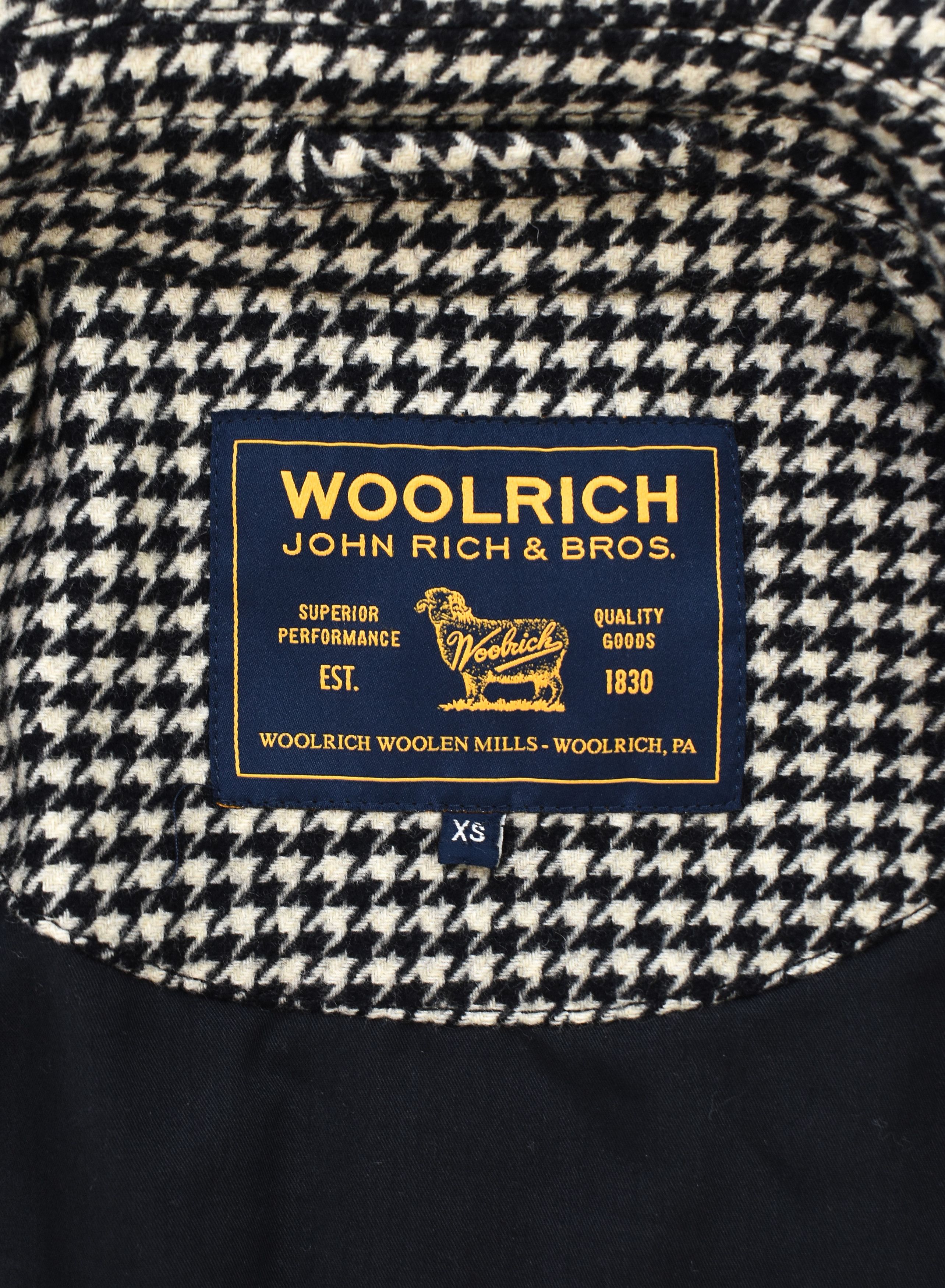 NWT! WOOLRICH Clayton Jacket Hunting Fishing Houndstooth