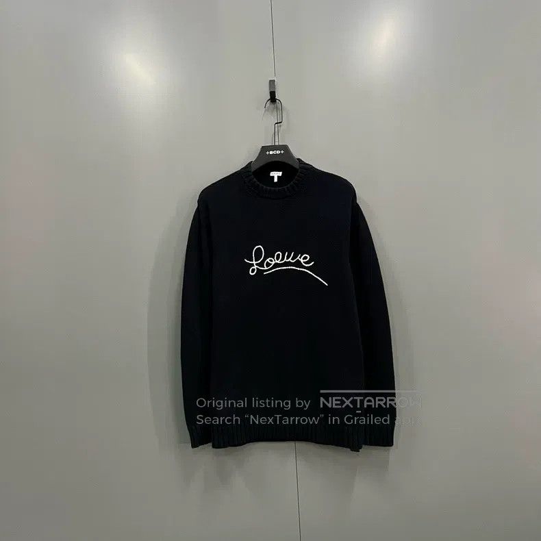 Loewe Loewe Cursive logo embroidered sweater Size XS / US 0-2 / IT 36-38 - 1 Thumbnail
