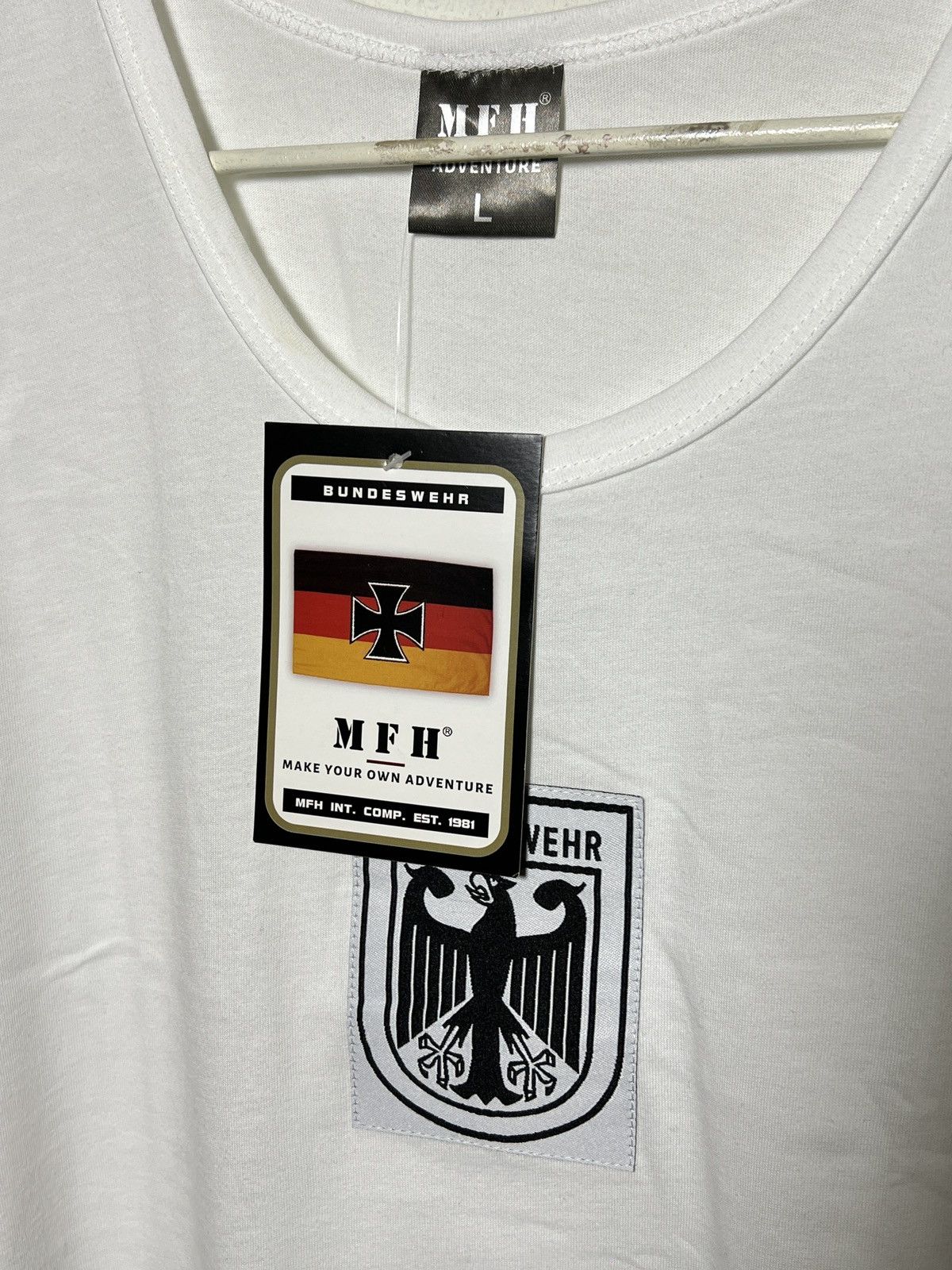 Seditionaries Bundeswehr sleeveless tank top from 90s Size US M / EU 48-50 / 2 - 4 Thumbnail