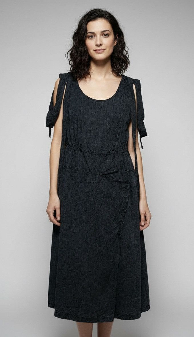 Zucca Zucca by Issey Miyake Drapep Asymmetric Column Dress Size M / US 6-8 / IT 42-44 - 1 Thumbnail
