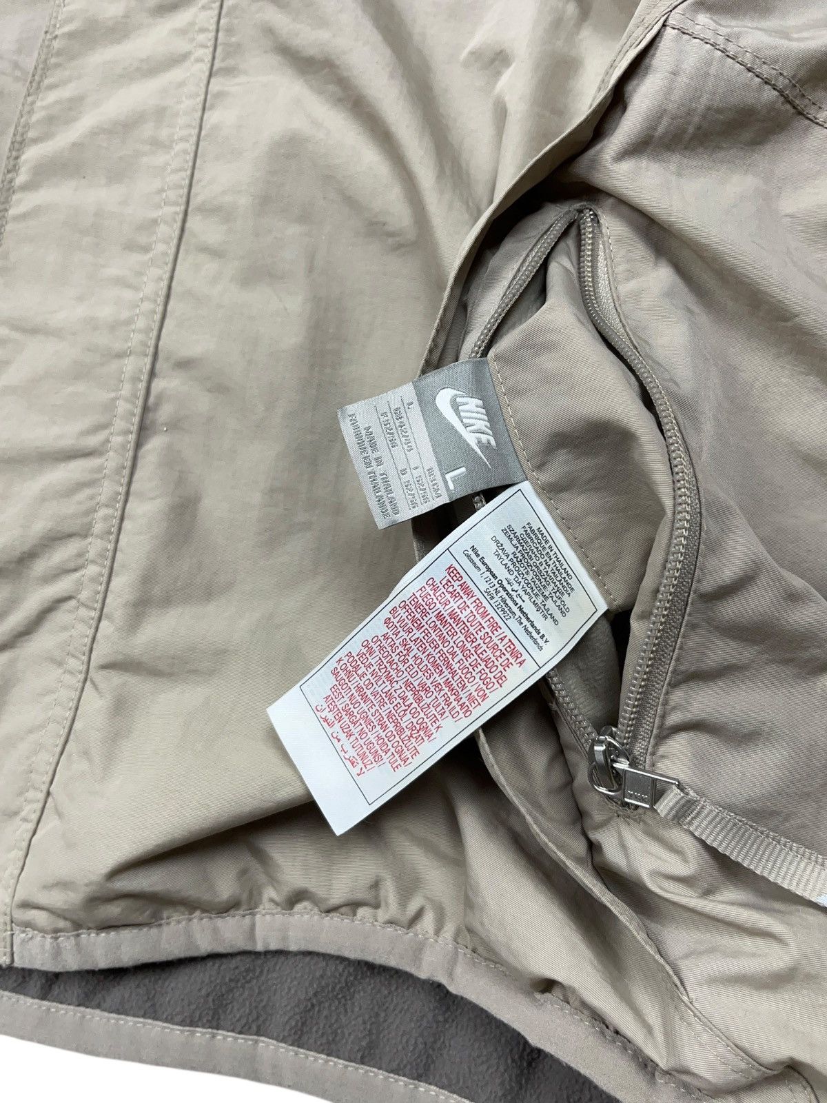 Nike Vintage y2k Nike Reversible Jacket Nylon/Fleece Size US L / EU 52-54 / 3 - 7 Thumbnail