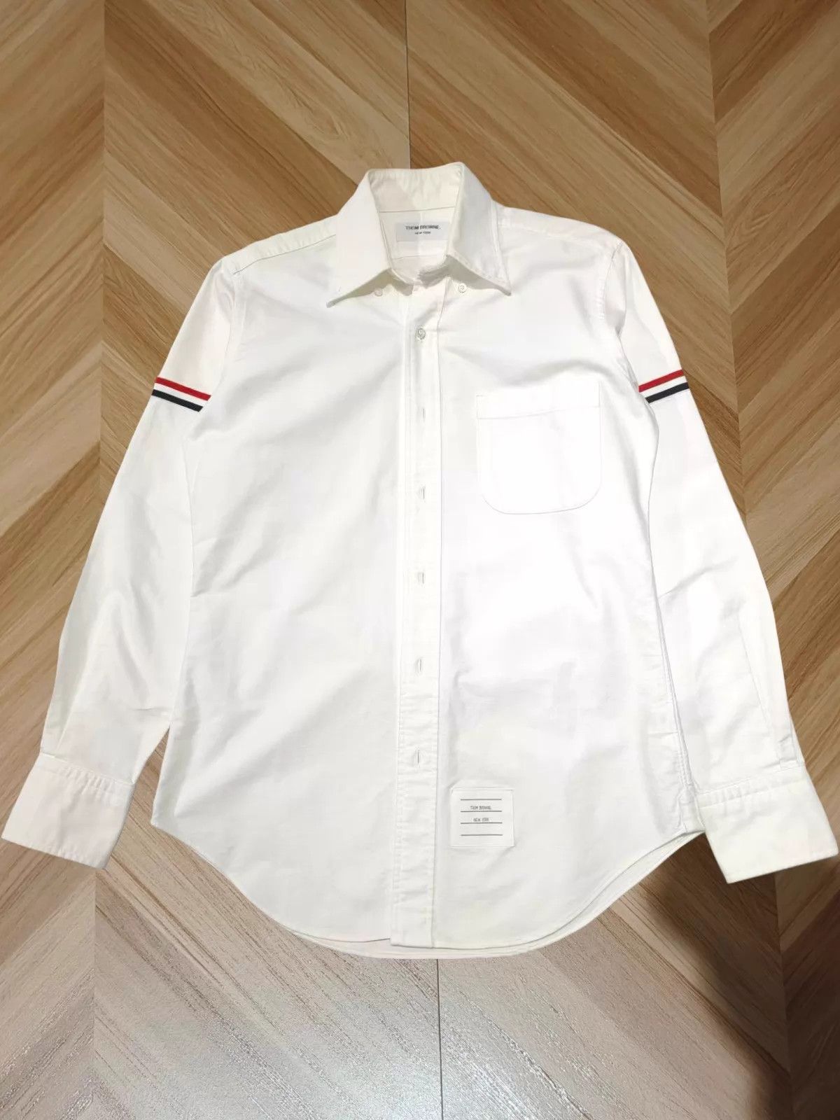 Thom Browne Thom Browne Double Cuff Tabs Oxford Cloth Shirt 2 99 New Size US M / EU 48-50 / 2 - 2 Thumbnail