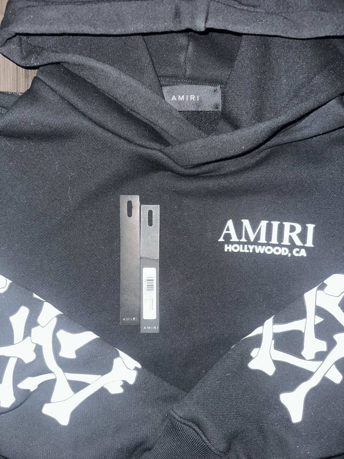 Amiri Amiri Bones Stacked Hoodie Size US S / EU 44-46 / 1 - 4 Thumbnail