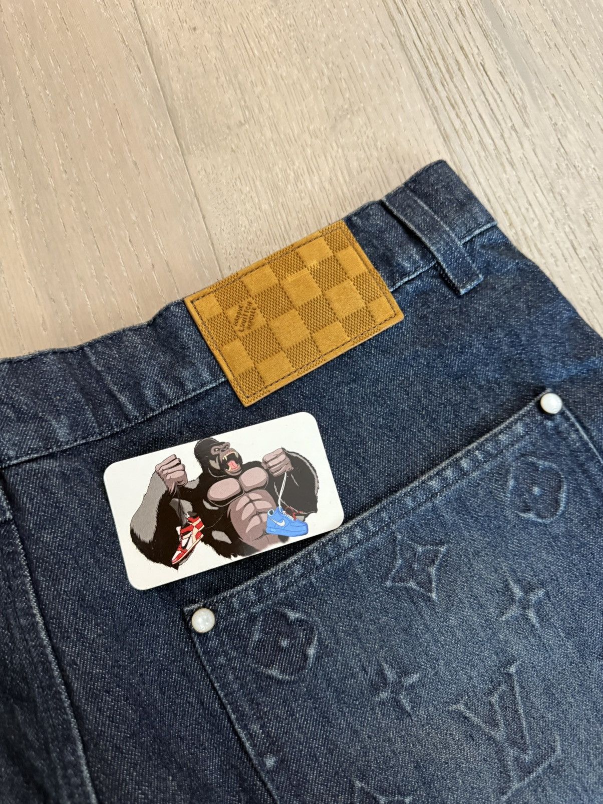 Louis Vuitton Louis Vuitton Denim Carpenter Shorts Washed Blue Size US 38 / EU 54 - 5 Thumbnail