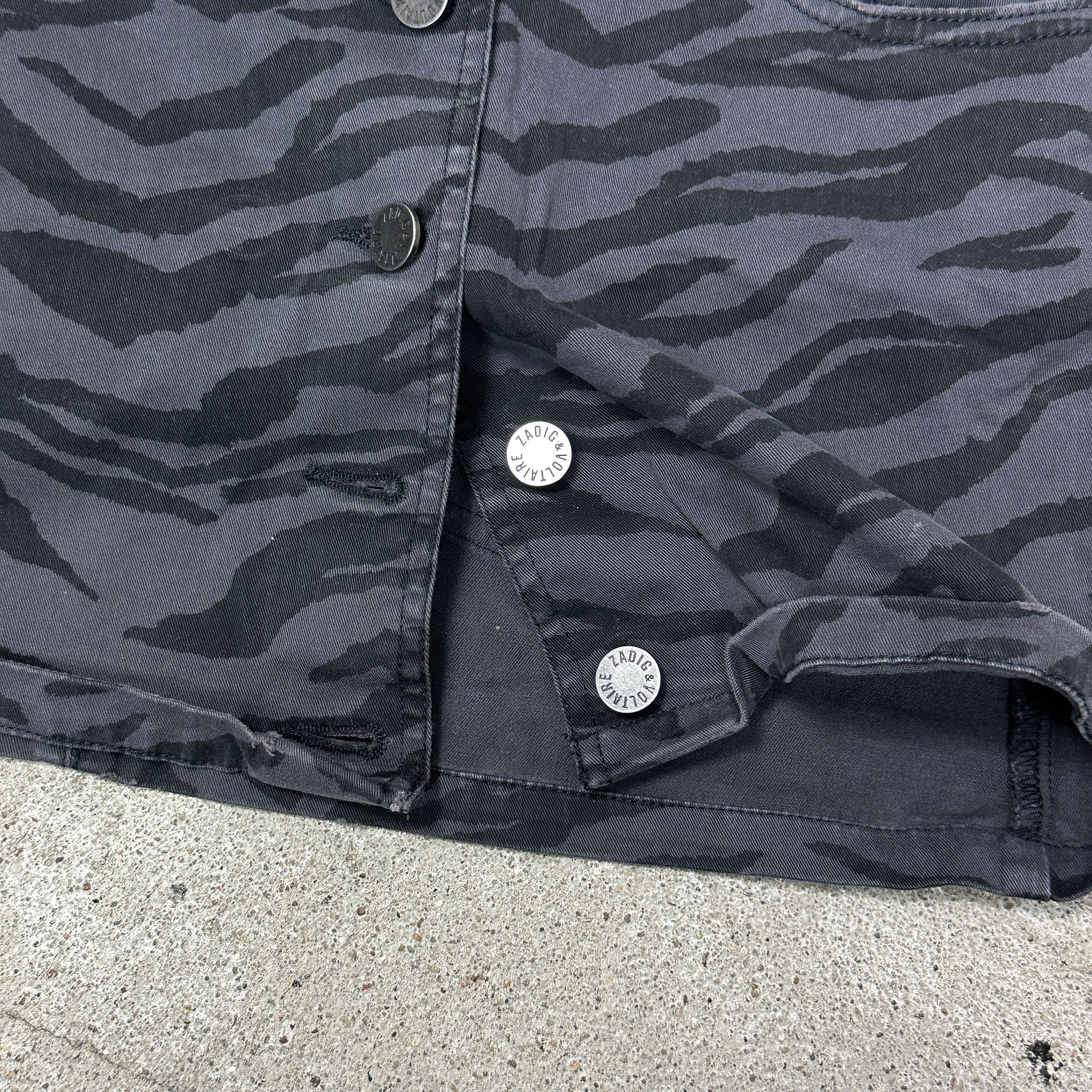 Zadig & Voltaire Vintage Avant Garde Zebra Print Zadig & Voltaire Skirt 00s Size 25" / US 0 / IT 36 - 5 Thumbnail
