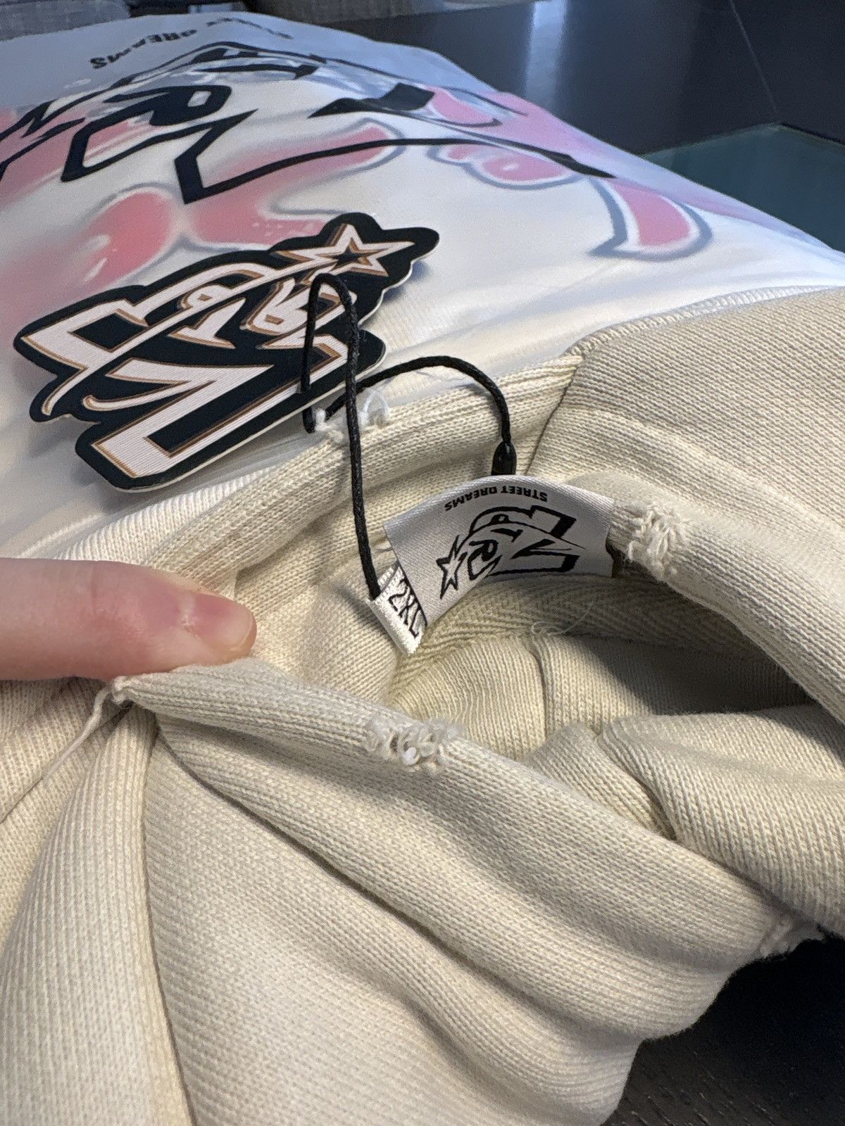 Vintage Triple sevens allstar hoodie grey Size US XXL / EU 58 / 5 - 9 Thumbnail