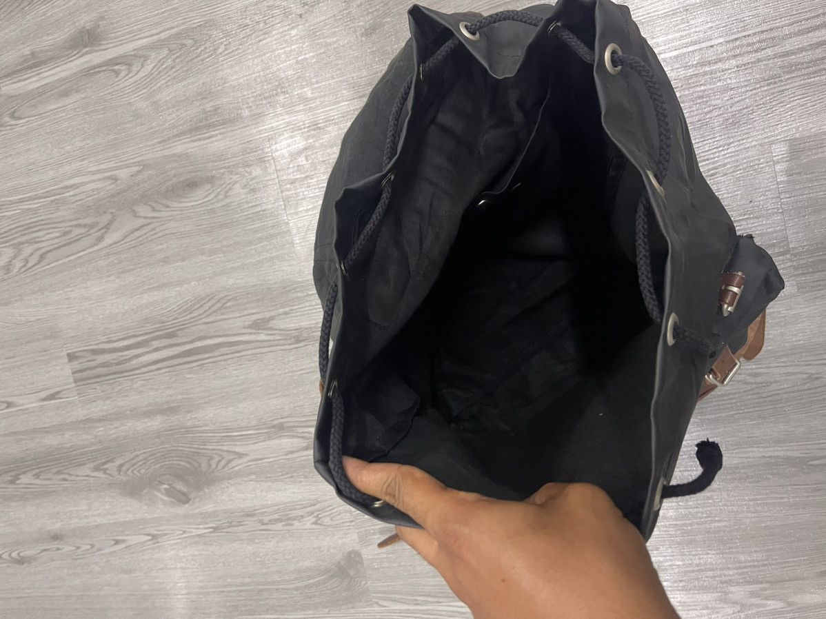 Union made ciaopanic Leather and tech nylon rucksack pack