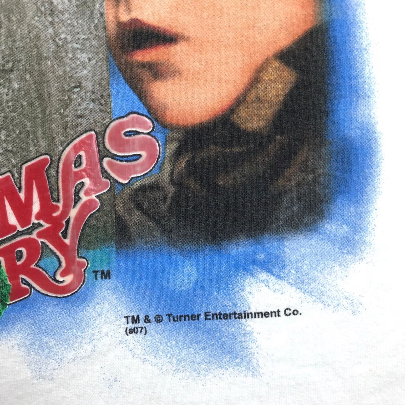 Delta VINTAGE 2007 A CHRISTMAS STORY I TRIPLE DOG DARE YOU T-Shirt MEDIUM White Men XS? Size US M / EU 48-50 / 2 - 5 Thumbnail