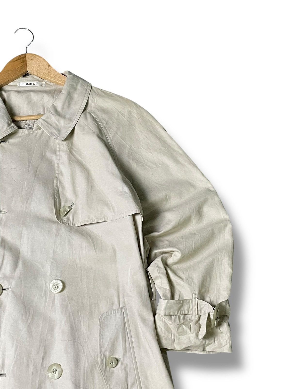 Designer × Japanese Brand × Vintage Daks Double Breasted Long Trenchcoat (54) Size US S / EU 44-46 / 1 - 5 Thumbnail