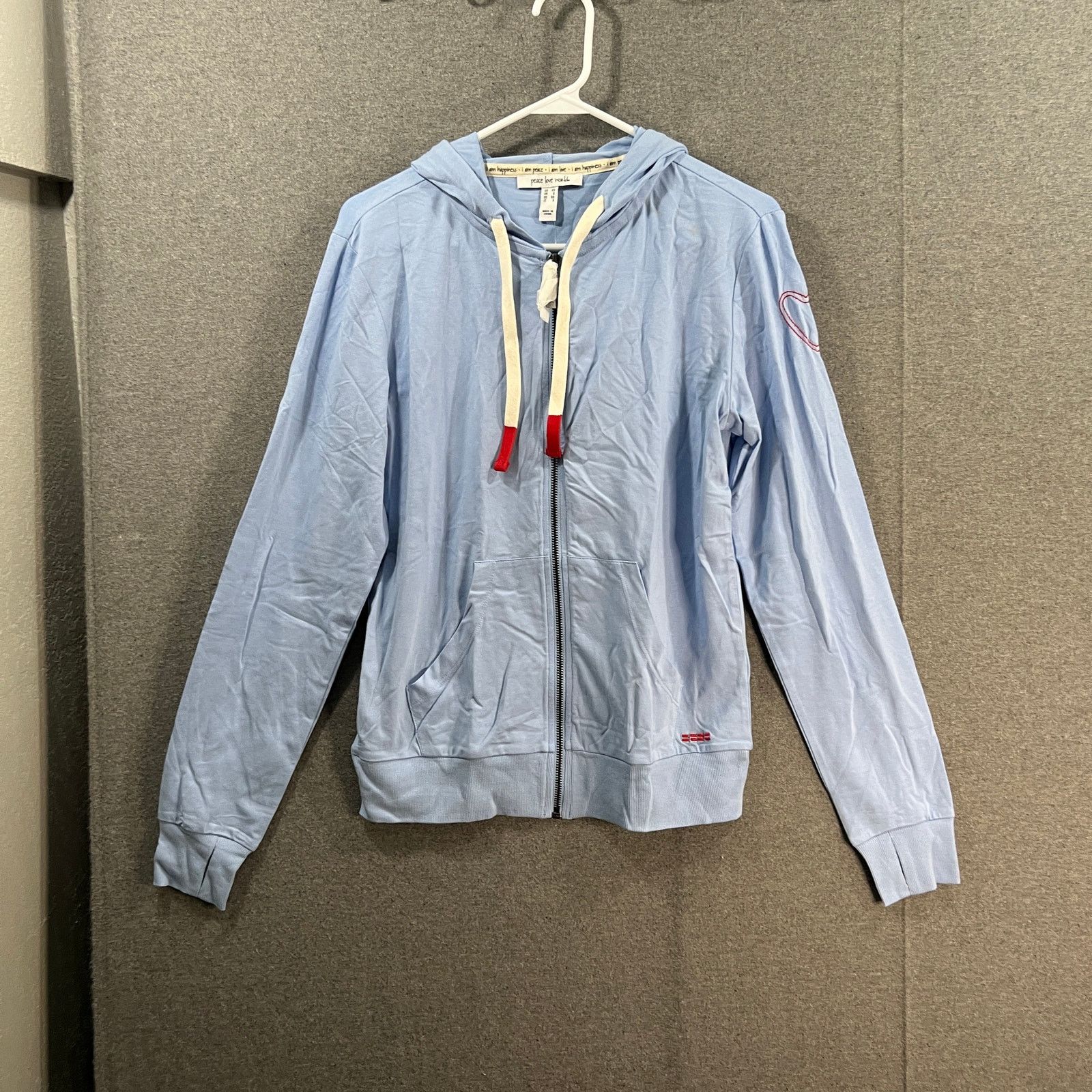 Other Peace Love World Women Hood Full Zip Blue ,Size XS Size XS / US 0-2 / IT 36-38 - 4 Thumbnail