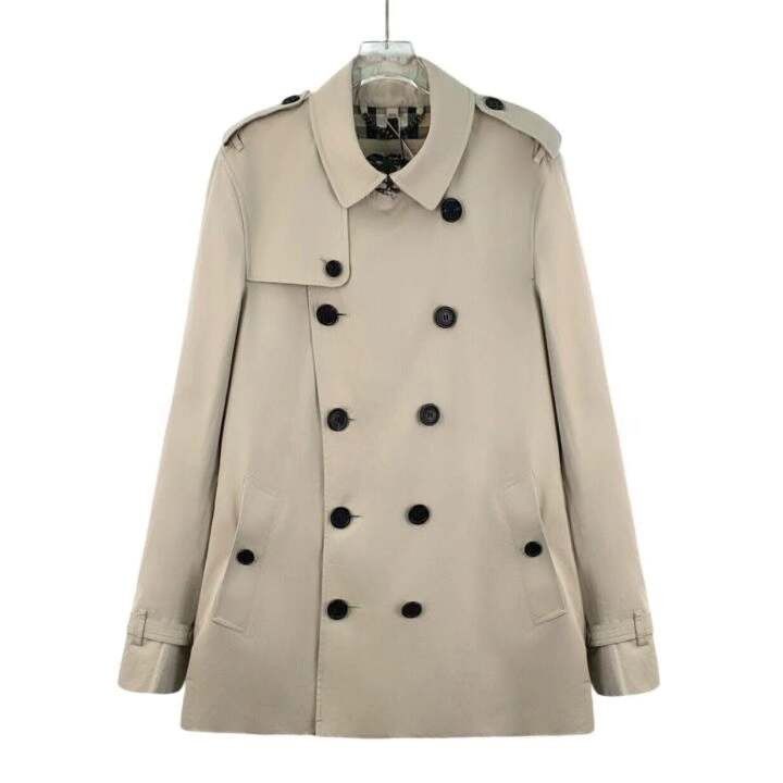 Burberry Burberry Beige Cotton Trench Coat Size US M / EU 48-50 / 2 - 1 Thumbnail