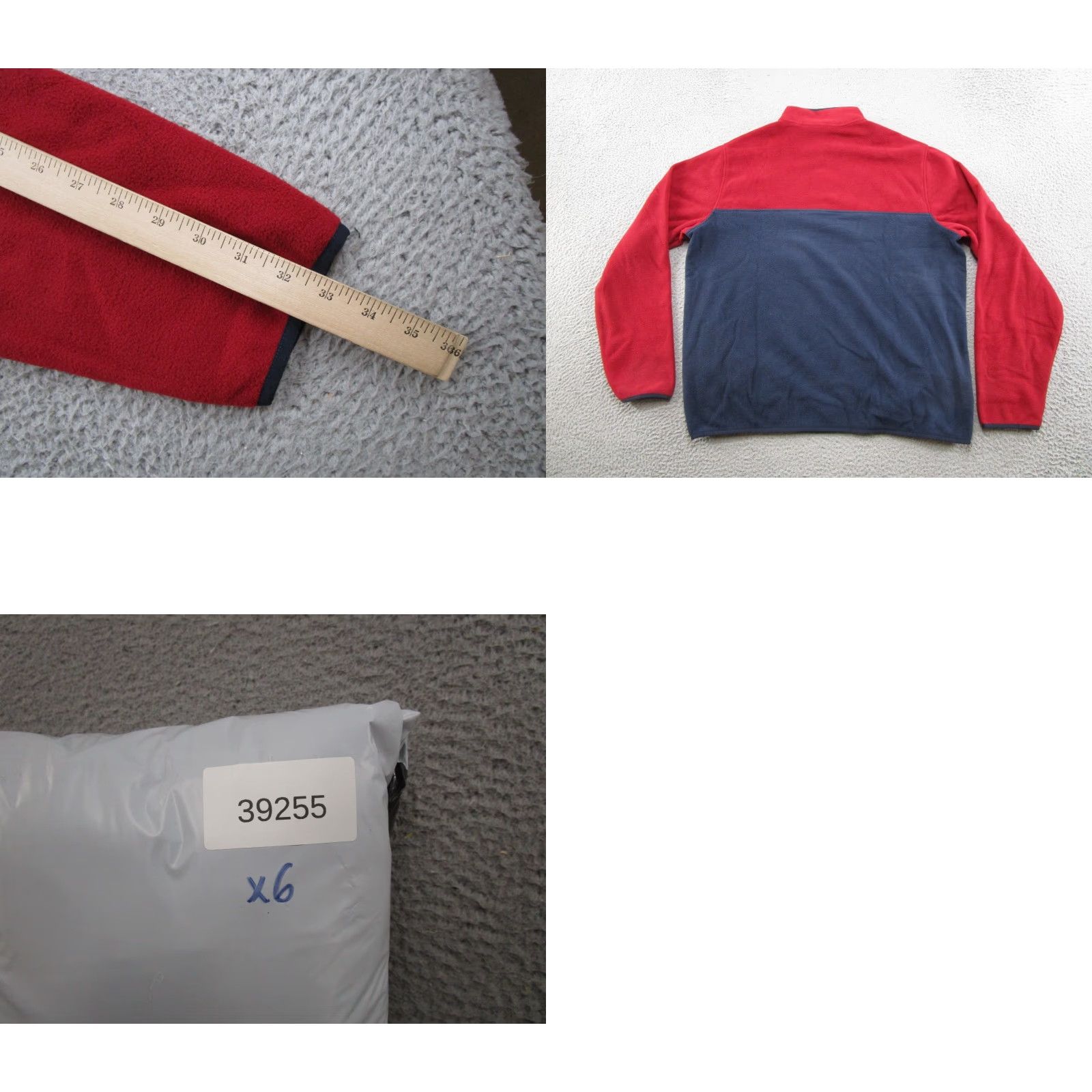 Lands' End Lands' End Fleece Pullover Jacket Men’s Size L Colorblock 1/4 Snap New Size US L / EU 52-54 / 3 - 9 Thumbnail