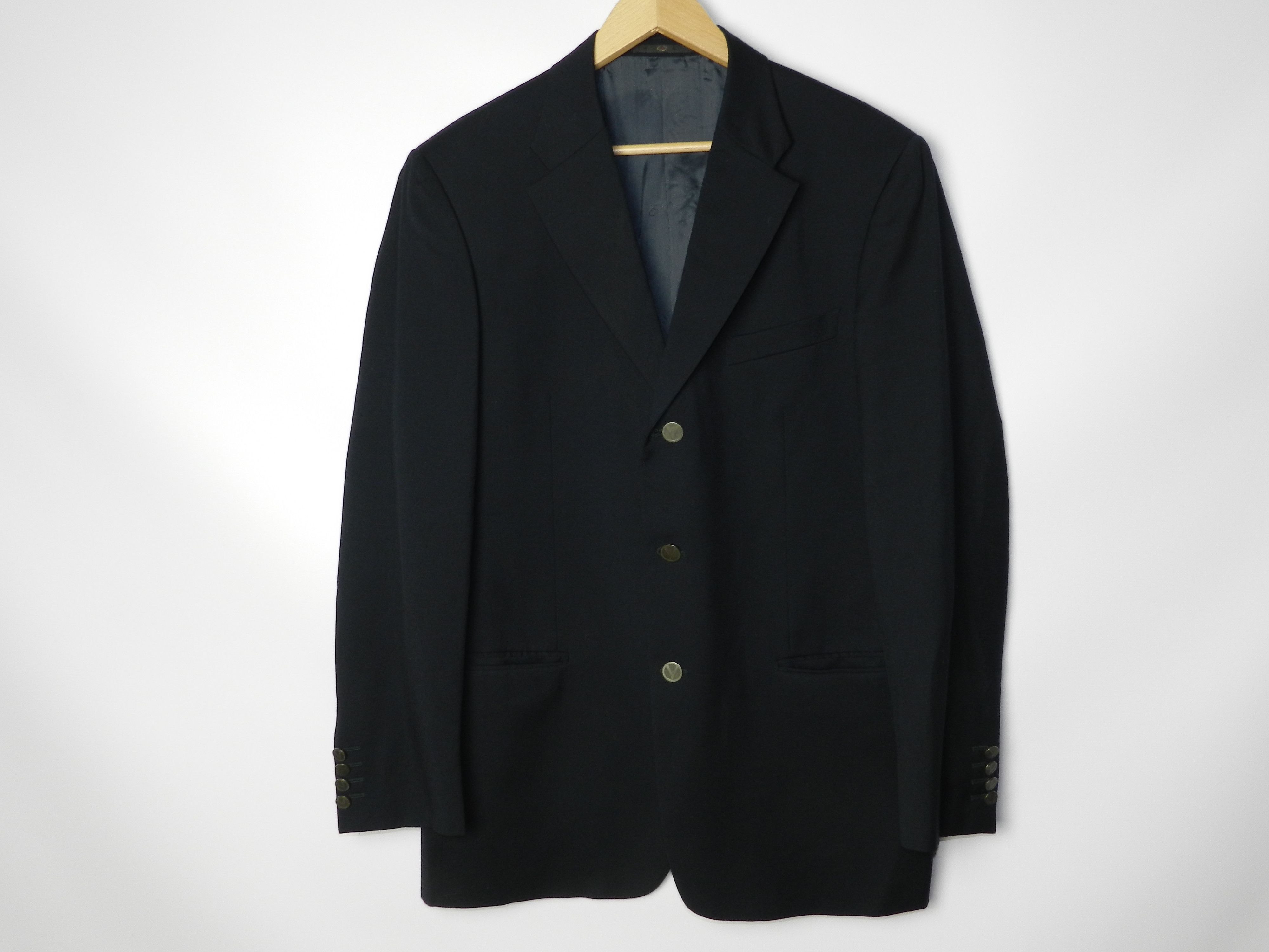 Valentino Valentino Wool Formal Blazer Size 42R - 2 Thumbnail