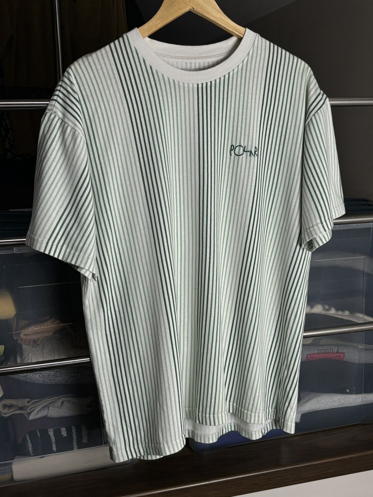 Polar Skate Co. Polar Skate Co. Striped Tee Vintage Sk8 Skateboarding Size US L / EU 52-54 / 3 - 2 Thumbnail