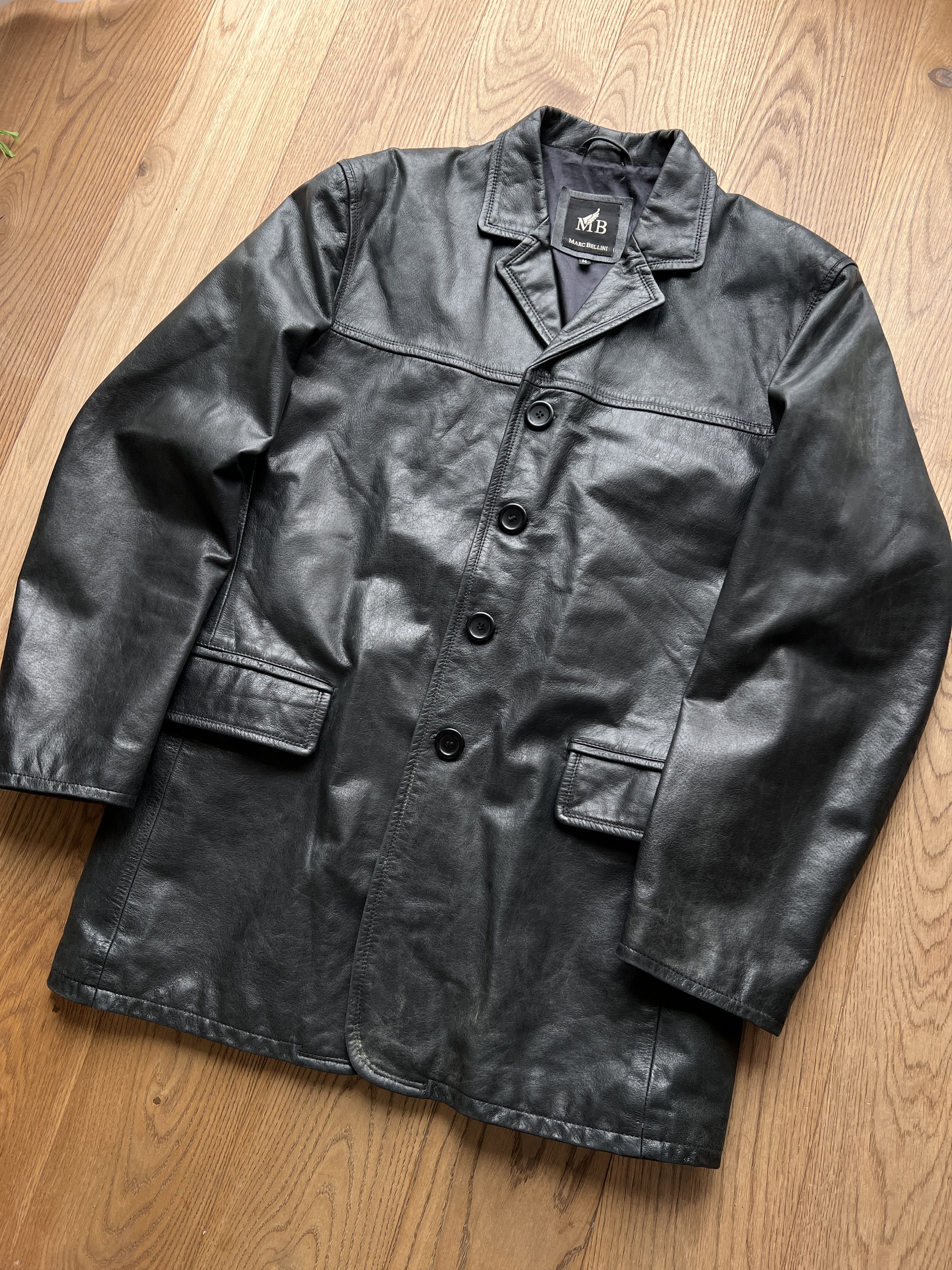 If Six Was Nine VTG 90s soft leather jacket coat opium japanese baggy boxy Size US M / EU 48-50 / 2 - 14 Thumbnail