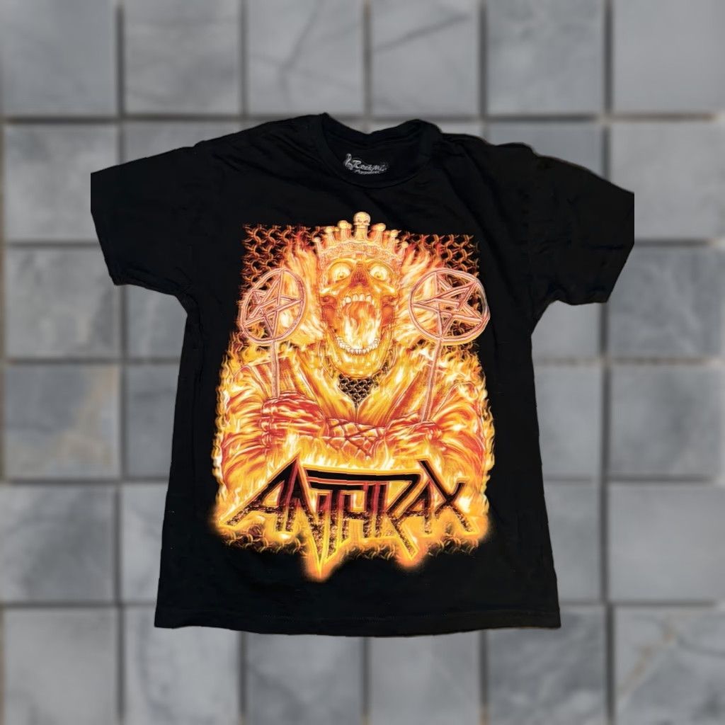 Vintage Anthrax T-Shirt Rock me apparel Black Small Men S 2022 Size US S / EU 44-46 / 1 - 1 Thumbnail