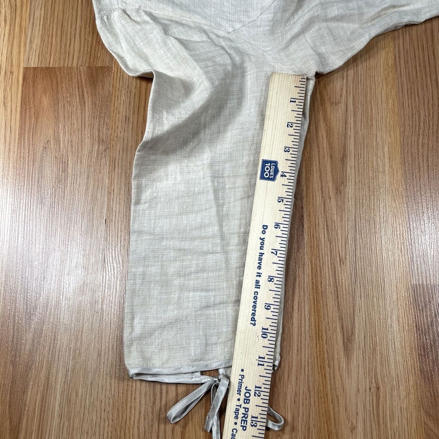 Old Navy Old Navy Shirt 100% Linen Button-Up Collared 3/4 Sleeve Womens Size XL Beige Size XL / US 12-14 / IT 48-50 - 7 Thumbnail