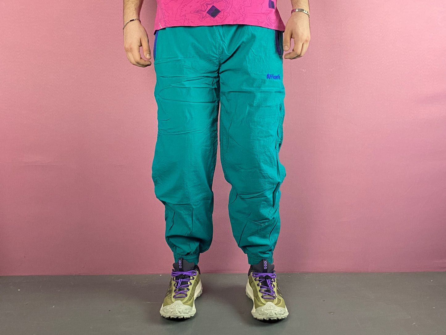 Vintage 90s Cats Vintage Men's Track Pants - M Size US 34 / EU 50 - 3 Thumbnail