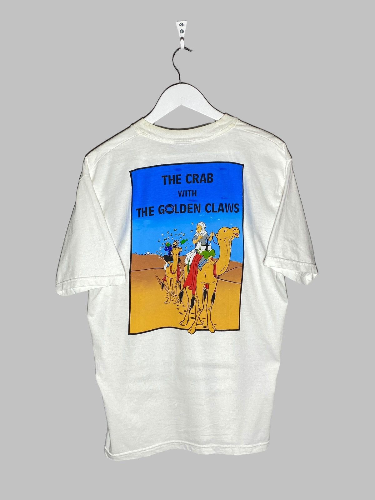 Cartoon Network 🔥 TINTIN GOLDEN CLAWS TEE 90S DESERT VIBES COMIC STYLE Size US M / EU 48-50 / 2 - 1 Thumbnail