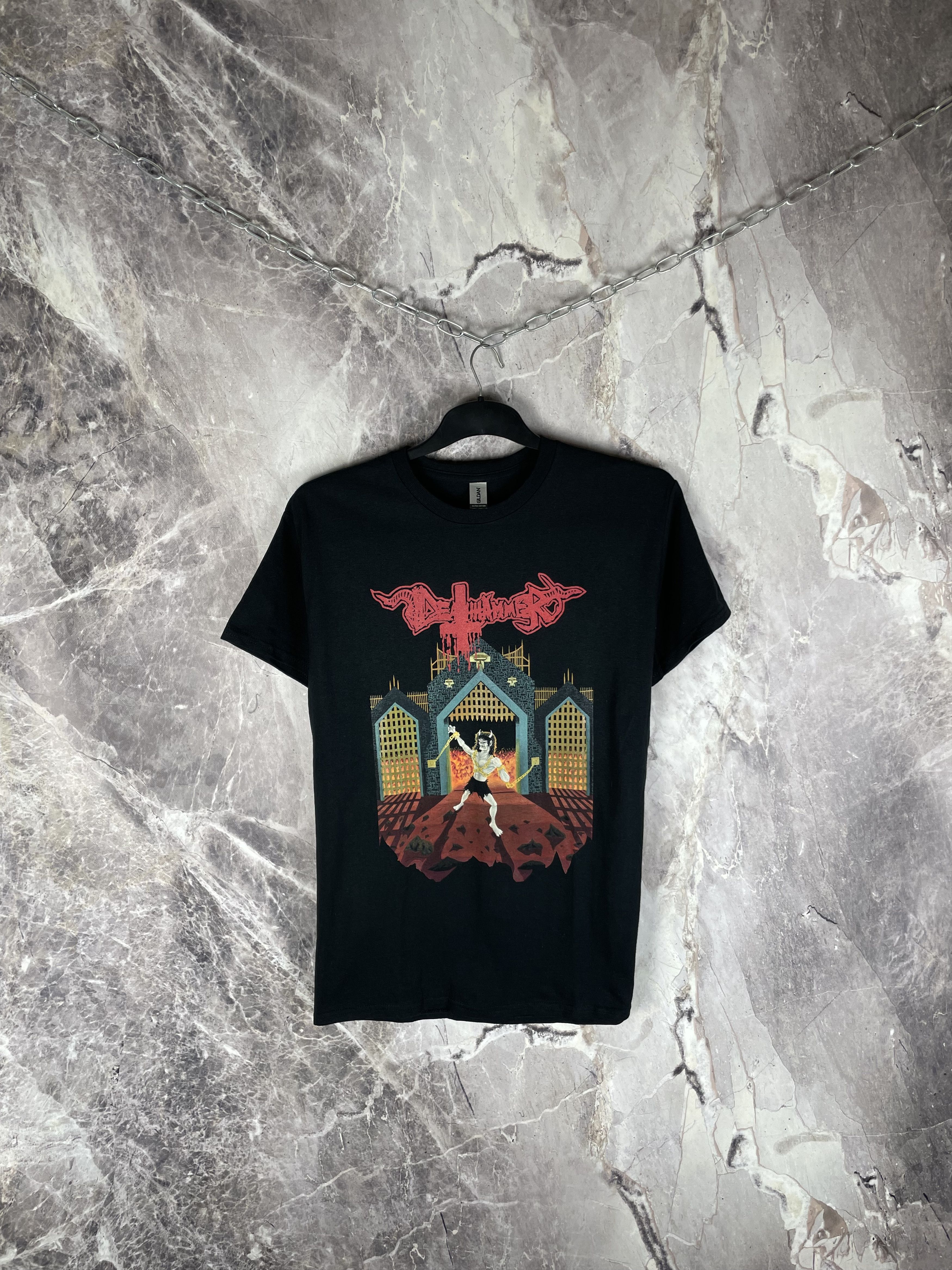 Band Tees Vintage Death Hammer T-Shirt Black Metal Size US M / EU 48-50 / 2 - 1 Thumbnail