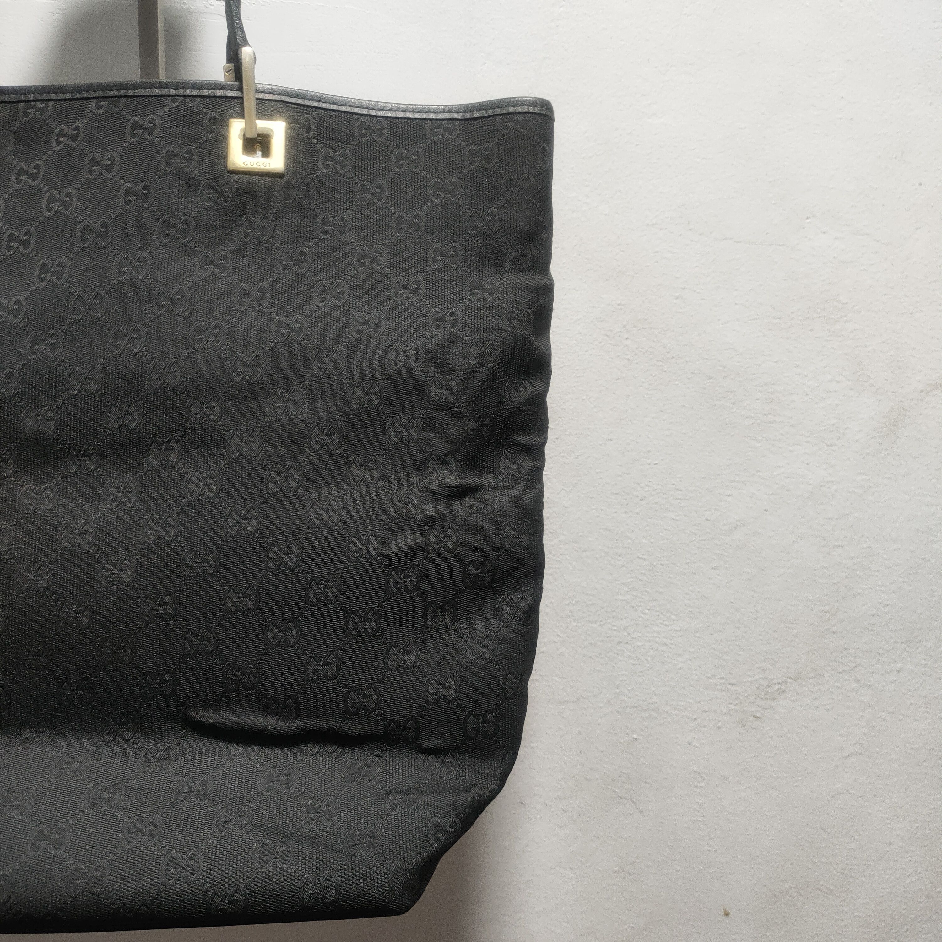 Gucci × Vintage Vintage Gucci Canvas Tote Bag Size ONE SIZE - 3 Thumbnail