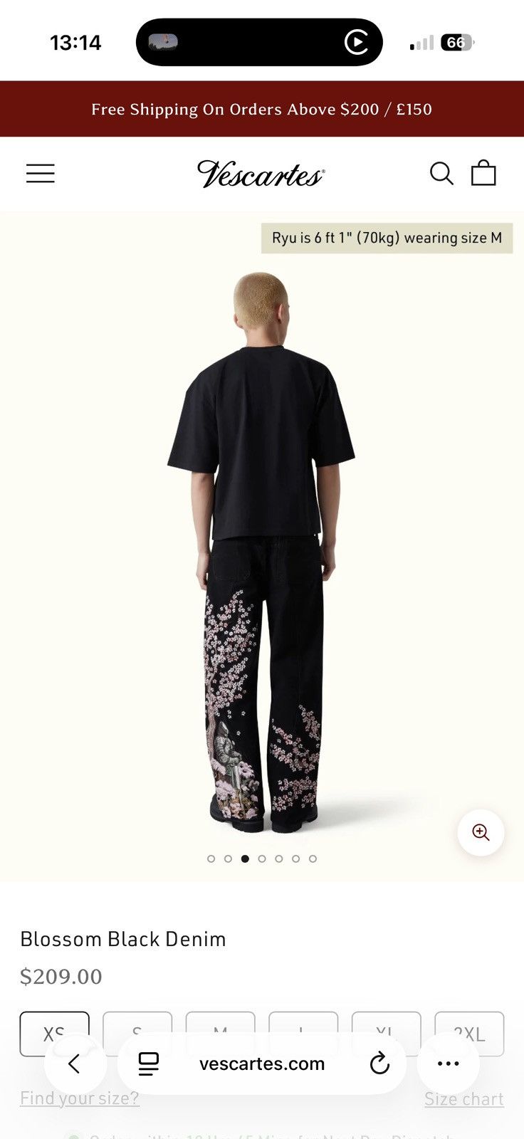 Other Blossom Black Denim Size US 34 / EU 50 - 3 Thumbnail