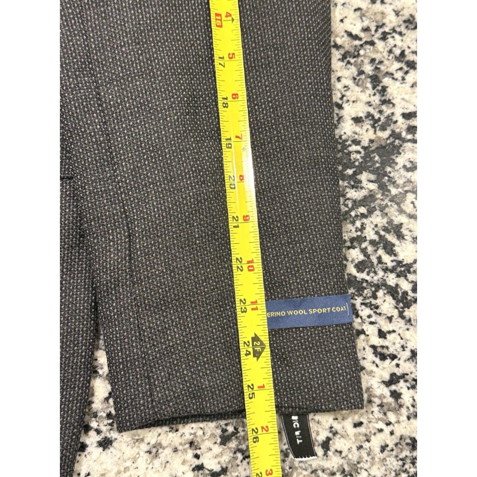 Stafford Stafford Sport Coat Men Gray Classic Fit Merino Wool 48 R Charcoal Notch Lapel Long Jacket/Coat NWOT Shirt? Size US M / EU 48-50 / 2 - 3 Thumbnail