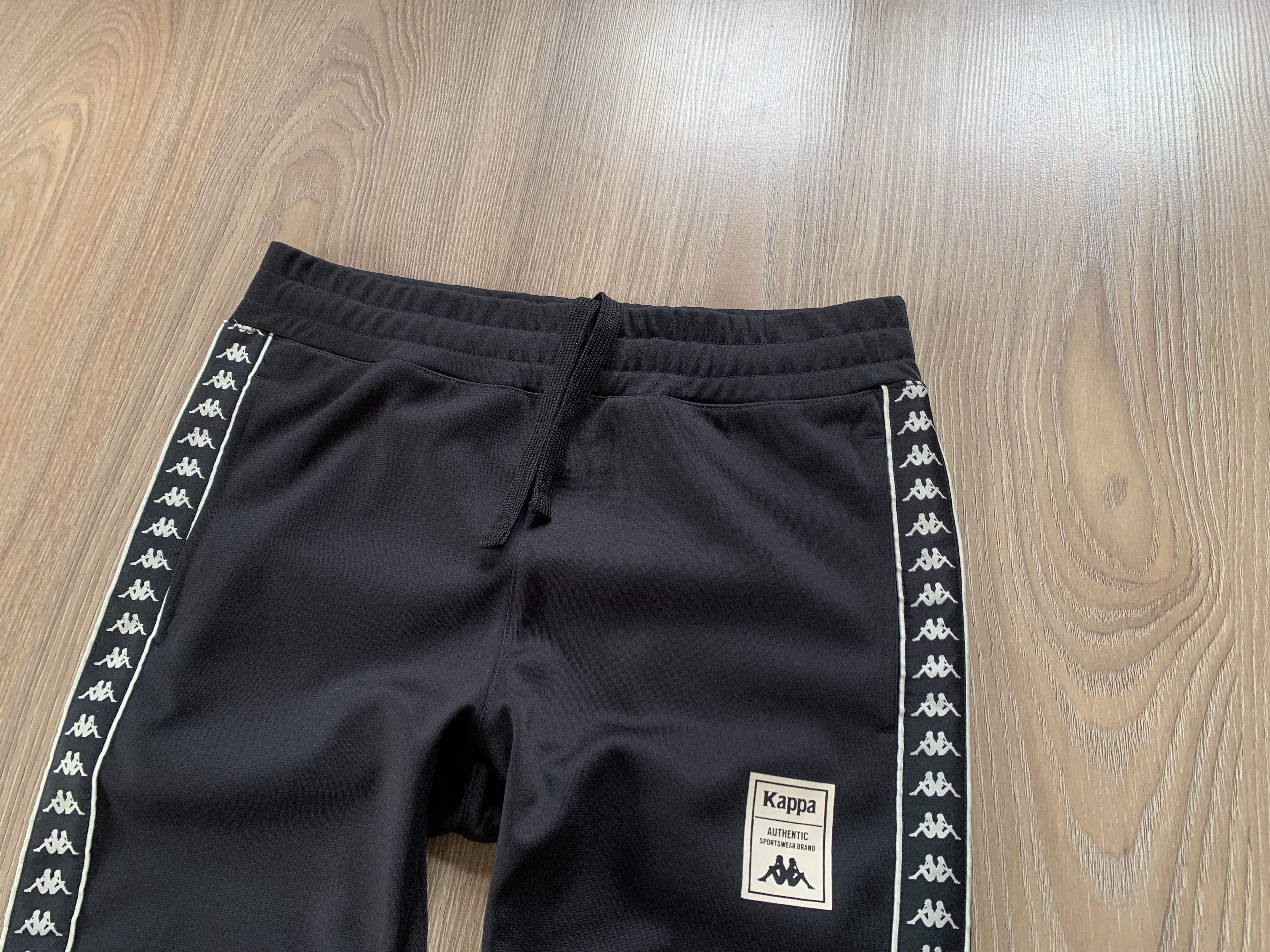 Kappa Youth Kappa Black Lampas Sweatpants Track Pants Size US 26 / EU 42 - 4 Thumbnail