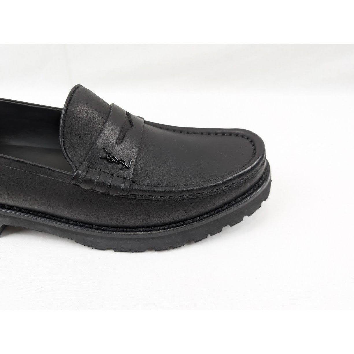 Saint Laurent Paris o1rshd1 Mag 15 Moccasin in Nero Size US 12 / EU 45 - 3 Thumbnail