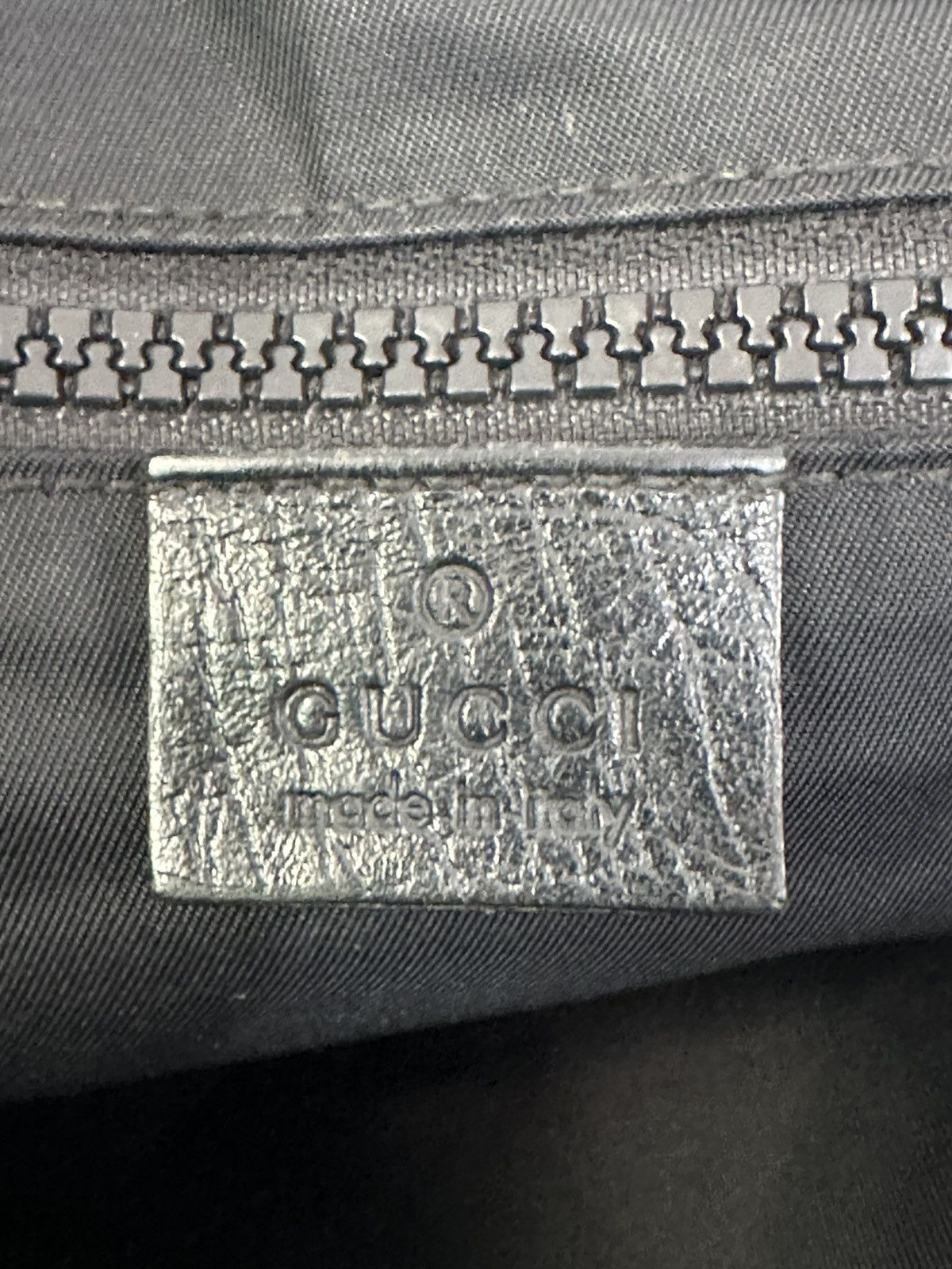 Gucci GUCCI GG Supreme Monogram Messenger Bag Black Grey Size ONE SIZE - 8 Thumbnail