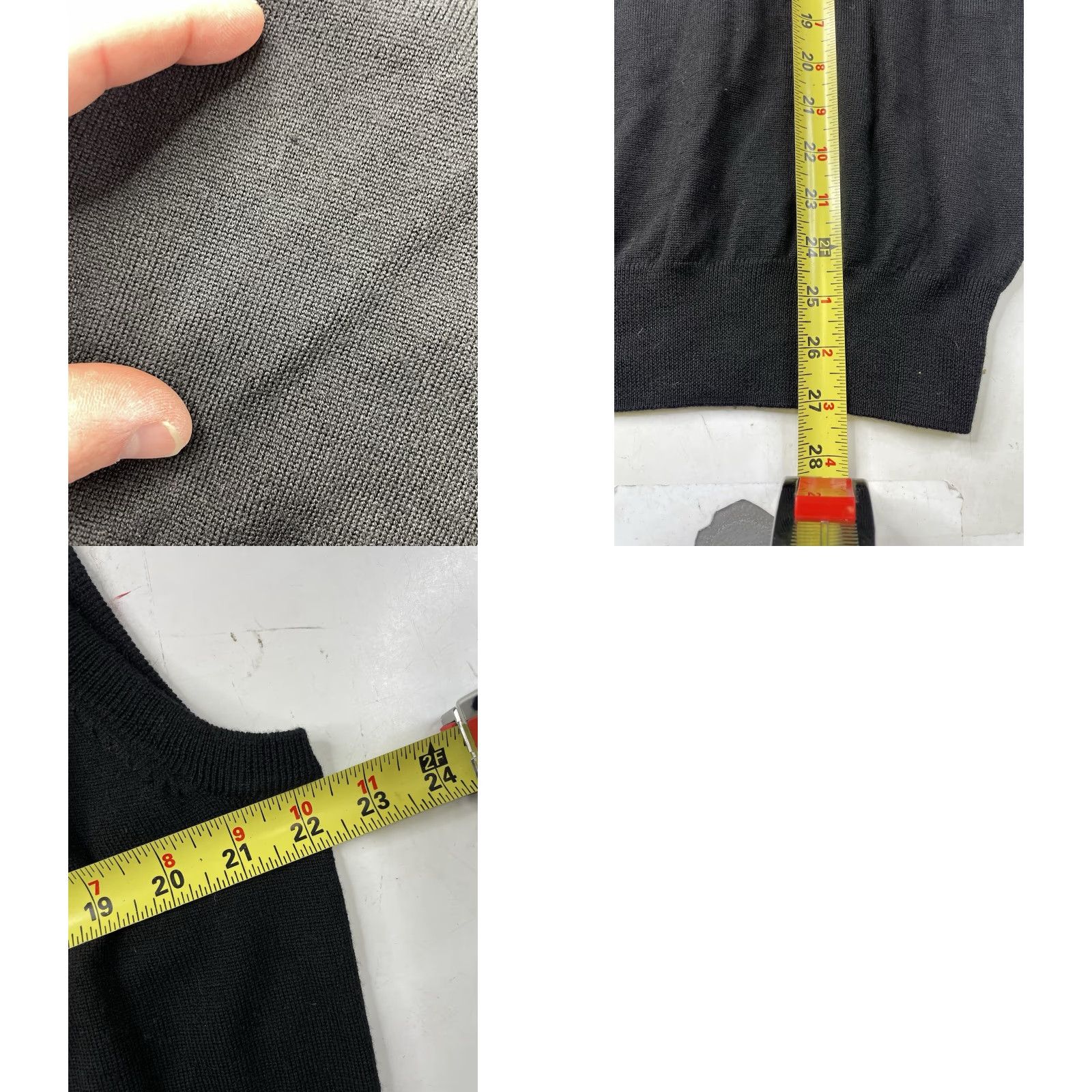 Peter Millar Peter Millar Merino Wool 1/4 Zip Pullover Vest Golf Winged Foot Black Mens L Size US L / EU 52-54 / 3 - 8 Thumbnail