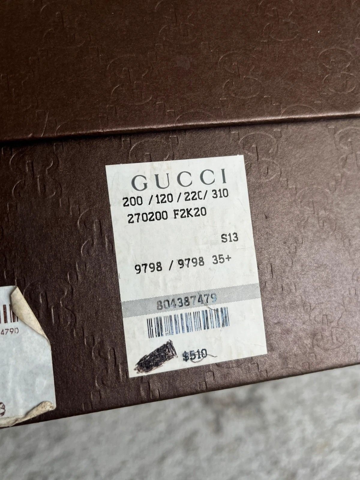 Gucci Gucci Heels Nappa Silk Lurex Barr 2013 Sz 5.5 Monogram Size US 5.5 / IT 35.5 - 11 Thumbnail