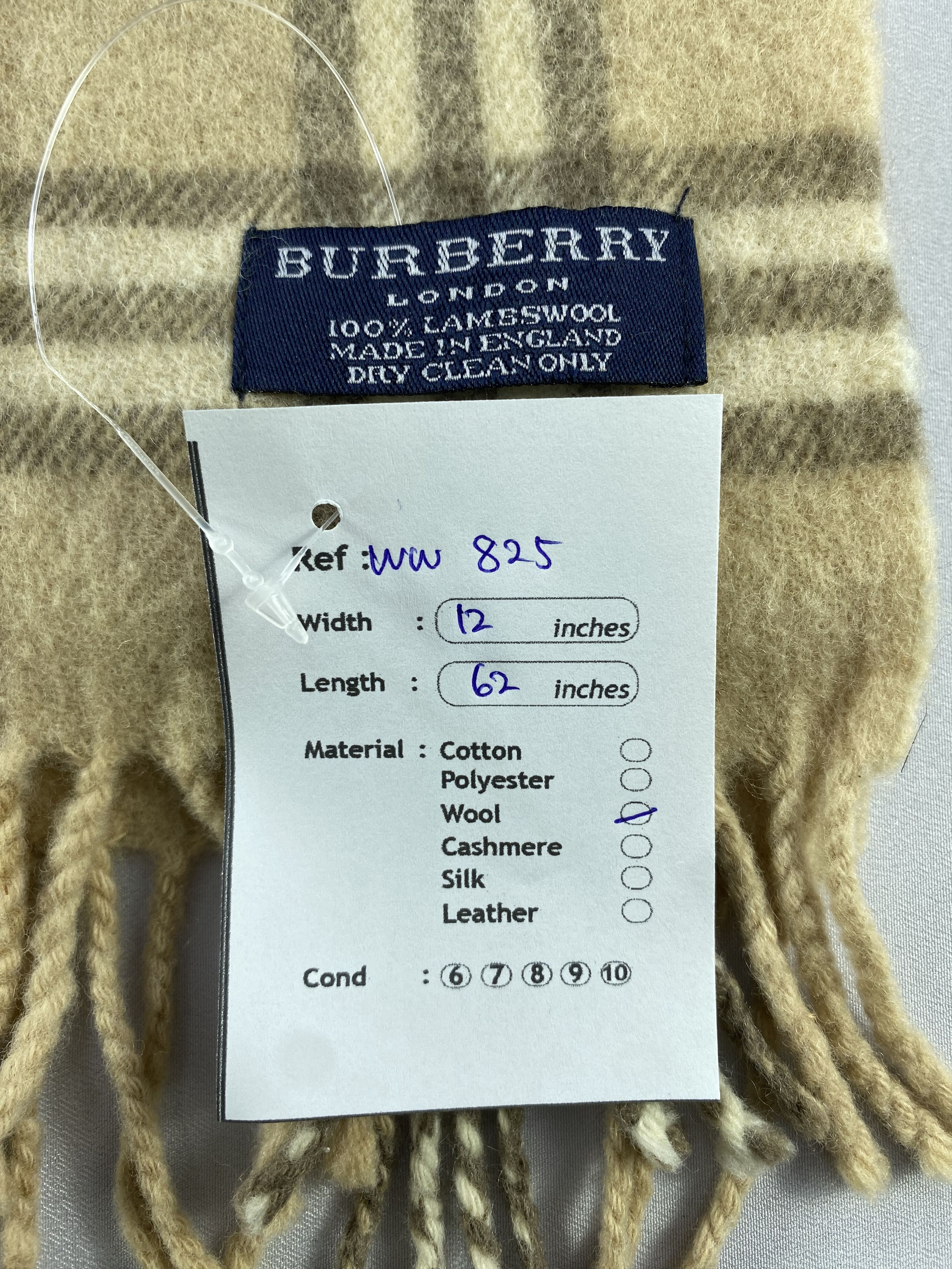 Burberry × Vintage Burberry Scarf / Muffler / Neckwear - WW825 Size ONE SIZE - 5 Thumbnail