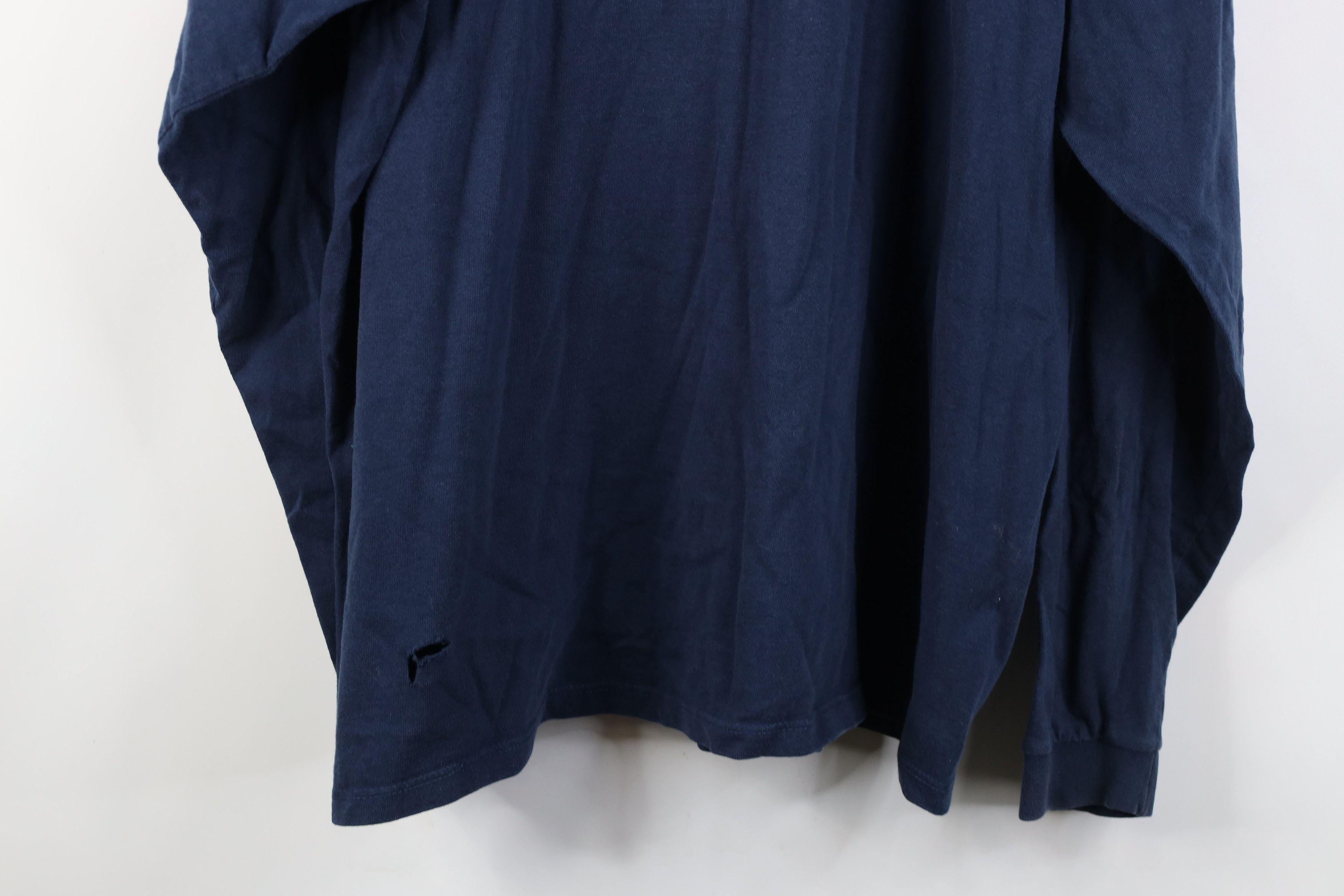 Nike Vintage Y2K Nike Spell Paint Brush Long Sleeve T-Shirt Blue Size US XL / EU 56 / 4 - 15 Thumbnail