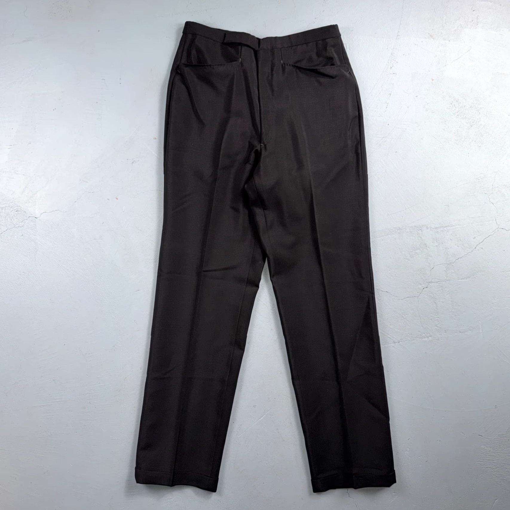 Vintage VTG Avanti Carmine Mens 2 PC Suit Jacket Coat Pants 40 Black Rockabilly 1960s 1960s Gab Poly West Gab? Size 40R - 2 Thumbnail